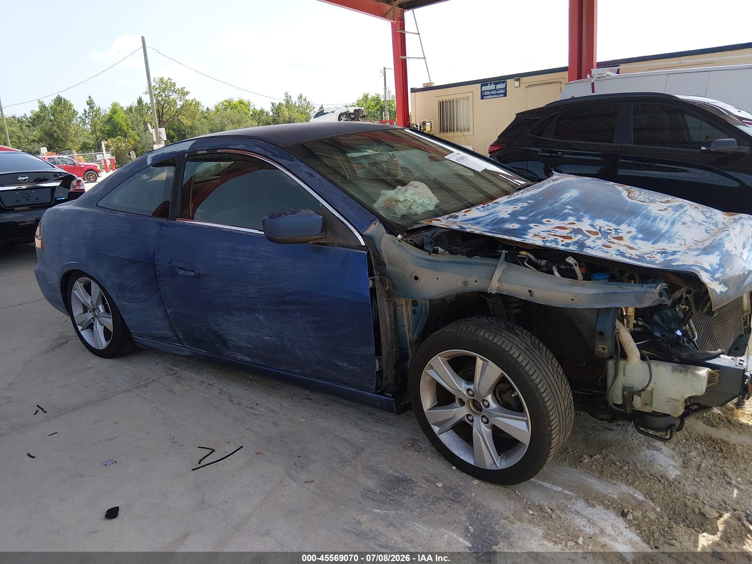 2005 Honda Accord 2.4 Lx Special Edition Blue vin: 1HGCM72525A023205