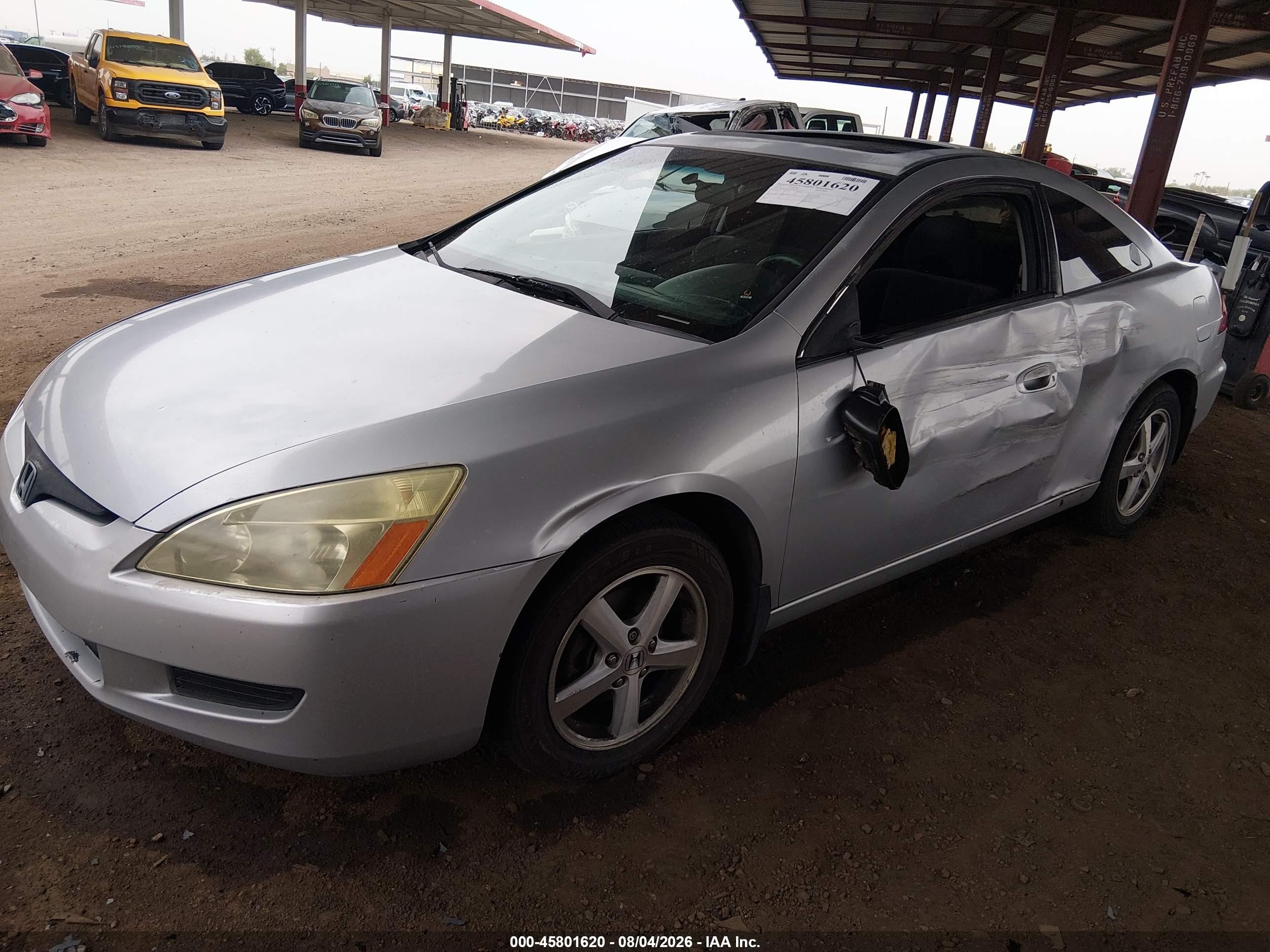 2004 Honda Accord 2.4 Ex Silver vin: 1HGCM72534A006573