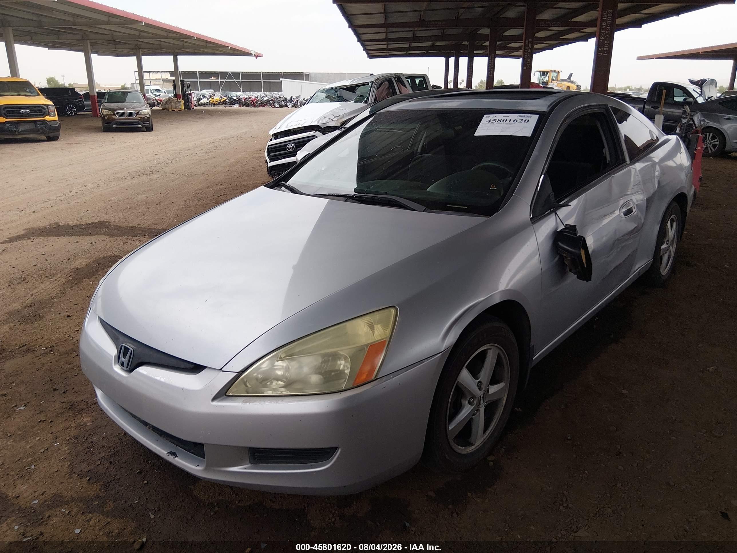 2004 Honda Accord 2.4 Ex Silver vin: 1HGCM72534A006573