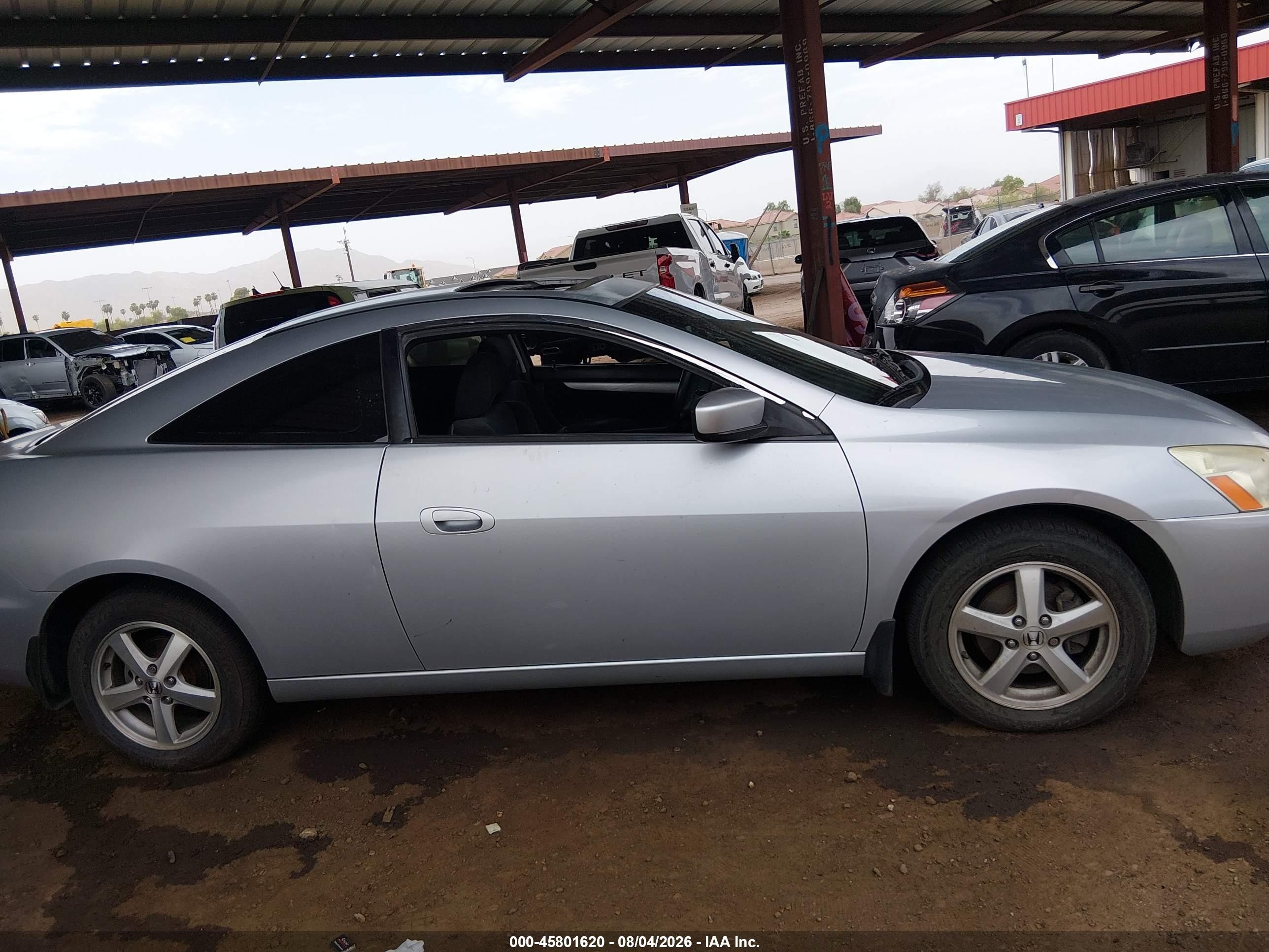 2004 Honda Accord 2.4 Ex Silver vin: 1HGCM72534A006573