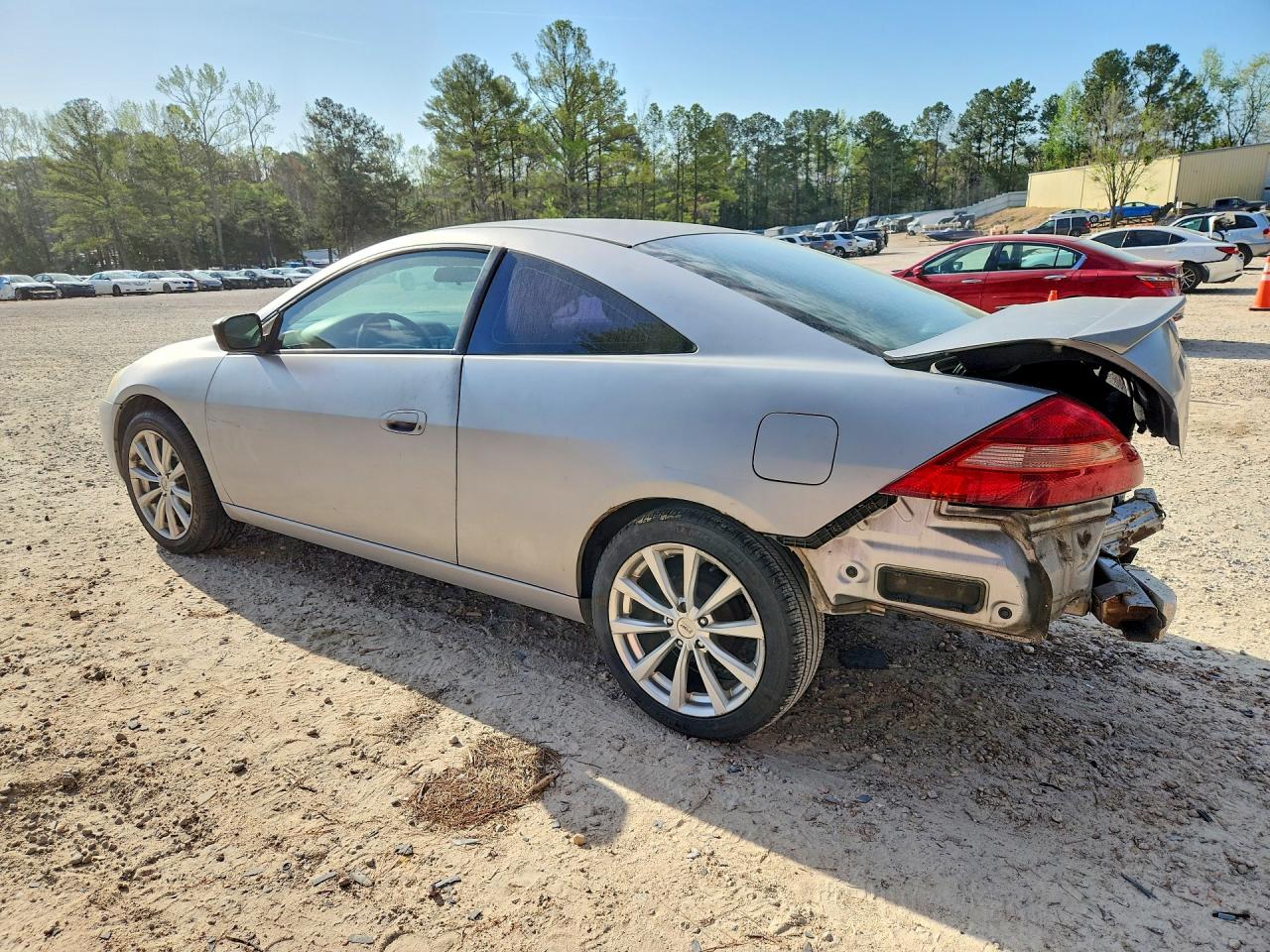 2005 Honda Accord Lx Silver vin: 1HGCM72575A025130