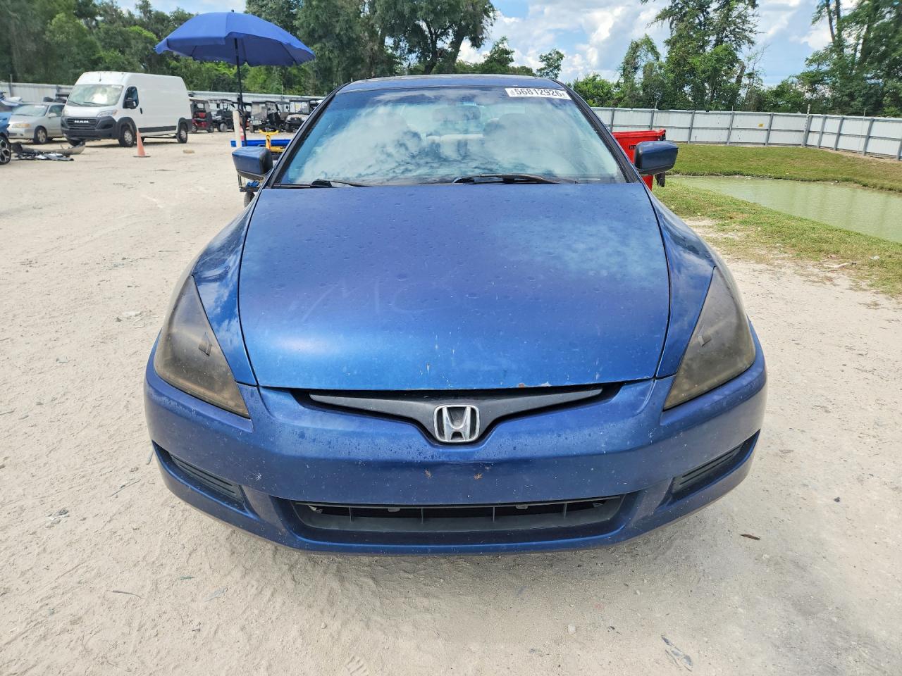 2004 Honda Accord Ex Blue vin: 1HGCM72584A009484