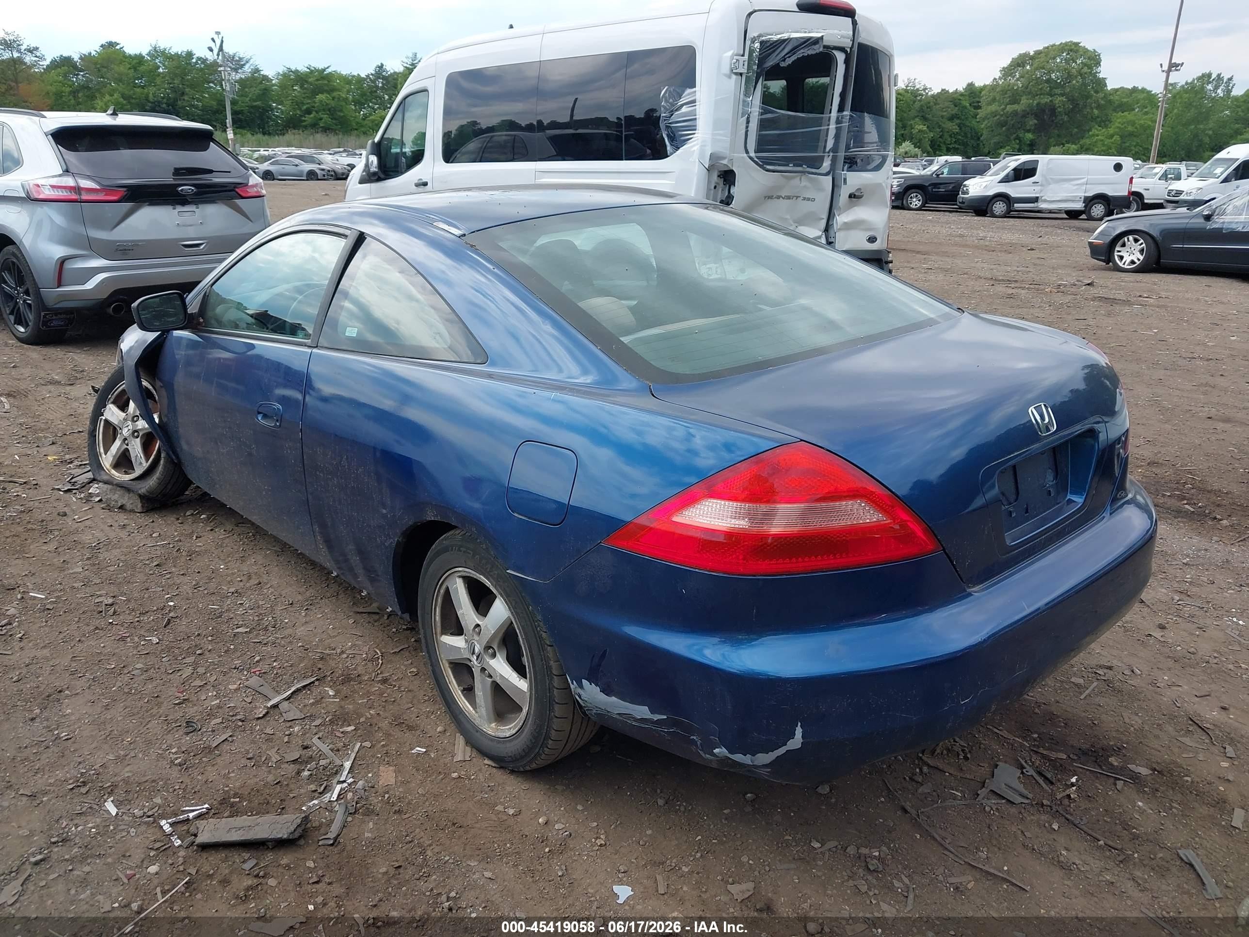 2004 Honda Accord 2.4 Ex Blue vin: 1HGCM72594A003967