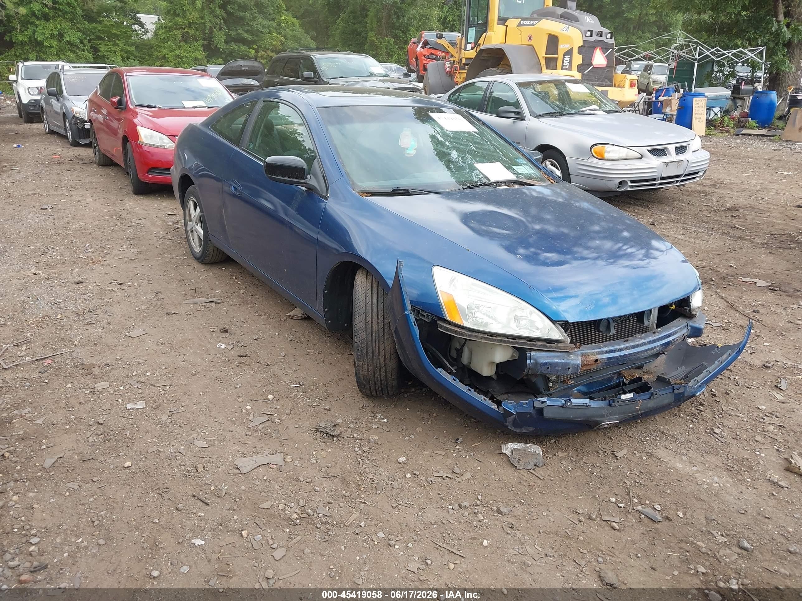 2004 Honda Accord 2.4 Ex Blue vin: 1HGCM72594A003967