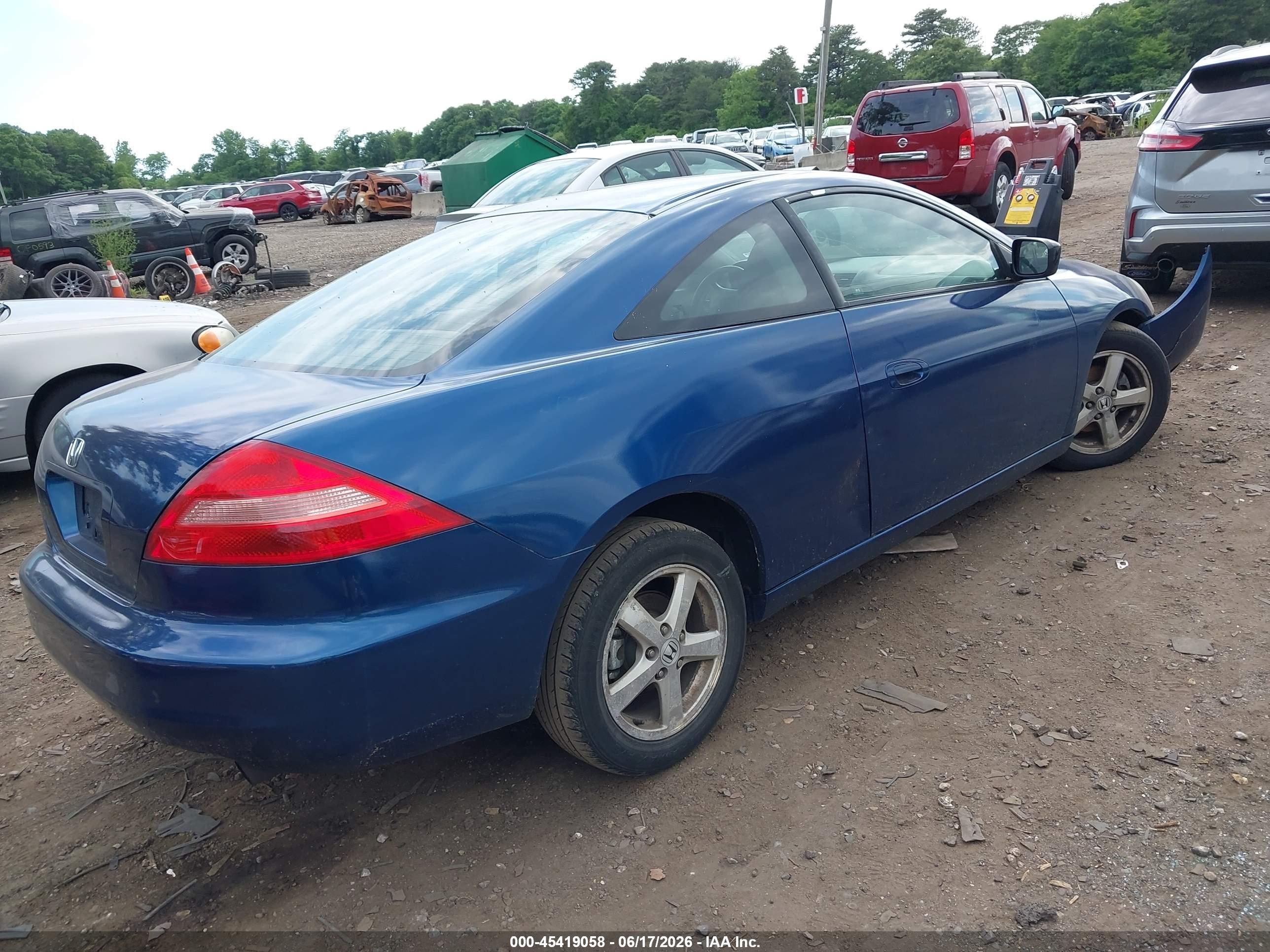 2004 Honda Accord 2.4 Ex Blue vin: 1HGCM72594A003967