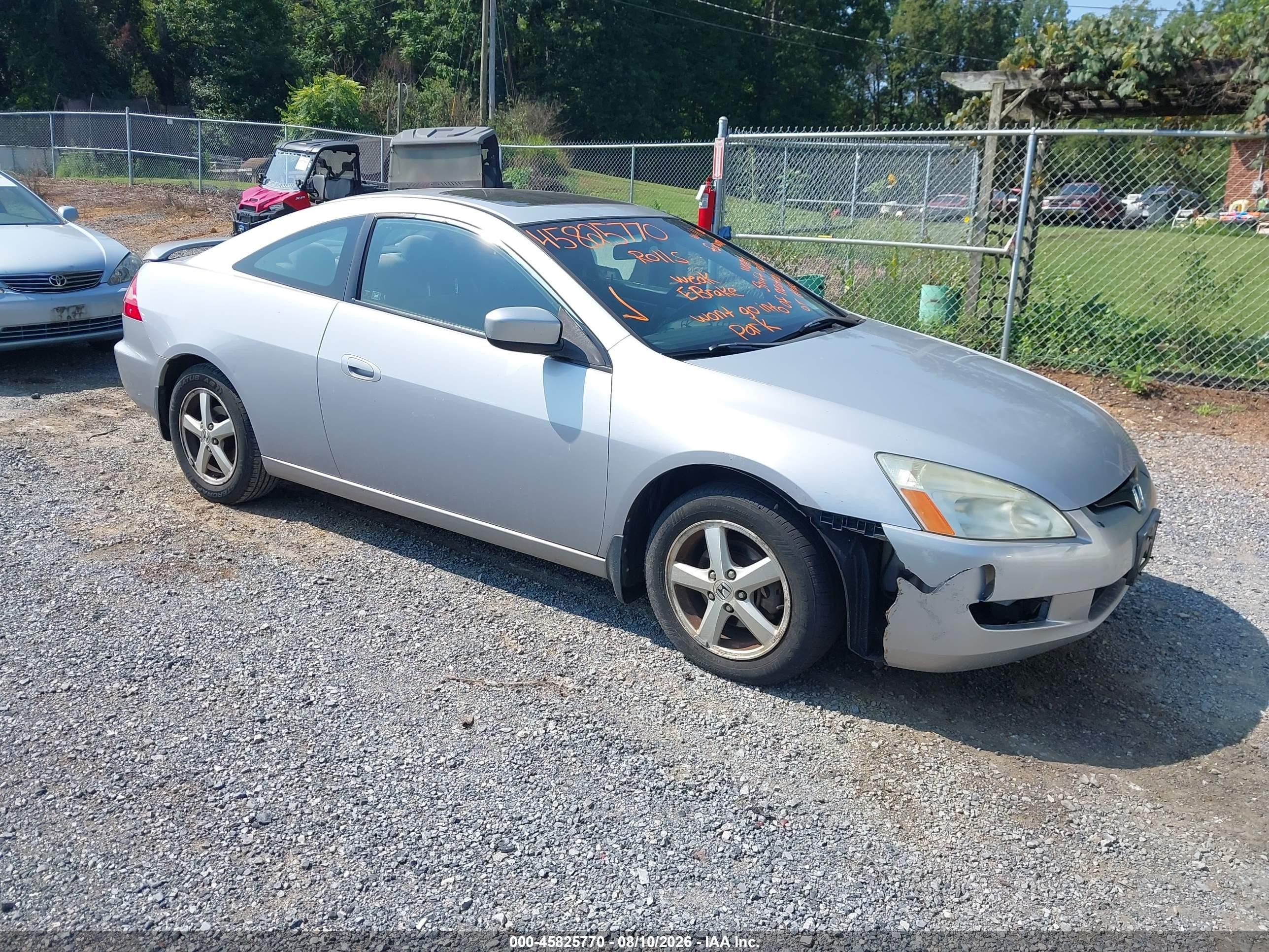 2004 Honda Accord 2.4 Ex Silver vin: 1HGCM72594A025239
