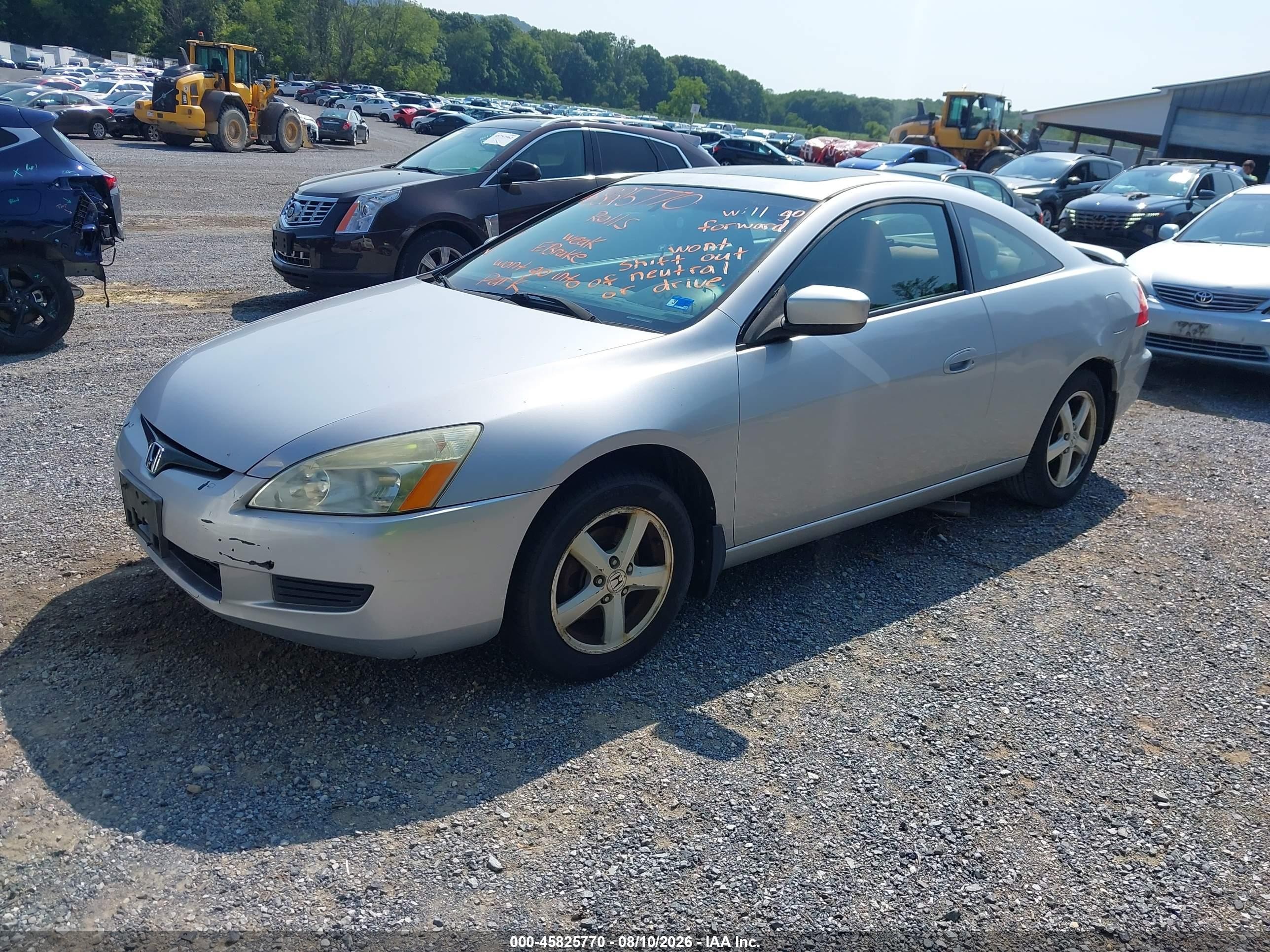 2004 Honda Accord 2.4 Ex Silver vin: 1HGCM72594A025239