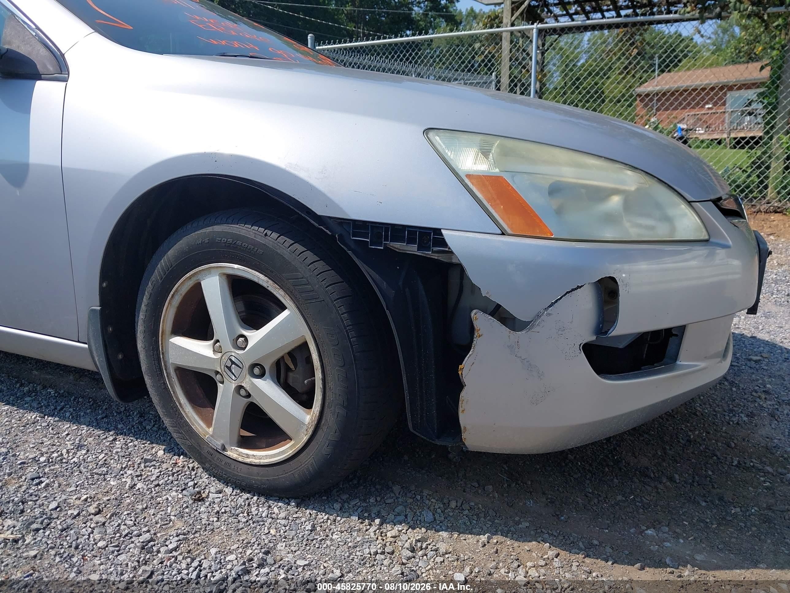 2004 Honda Accord 2.4 Ex Silver vin: 1HGCM72594A025239