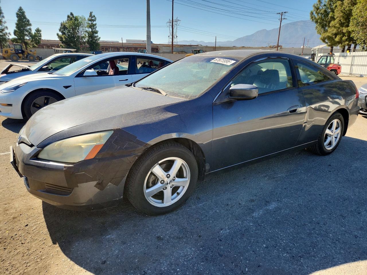 2003 Honda Accord Ex Gray vin: 1HGCM72603A025623