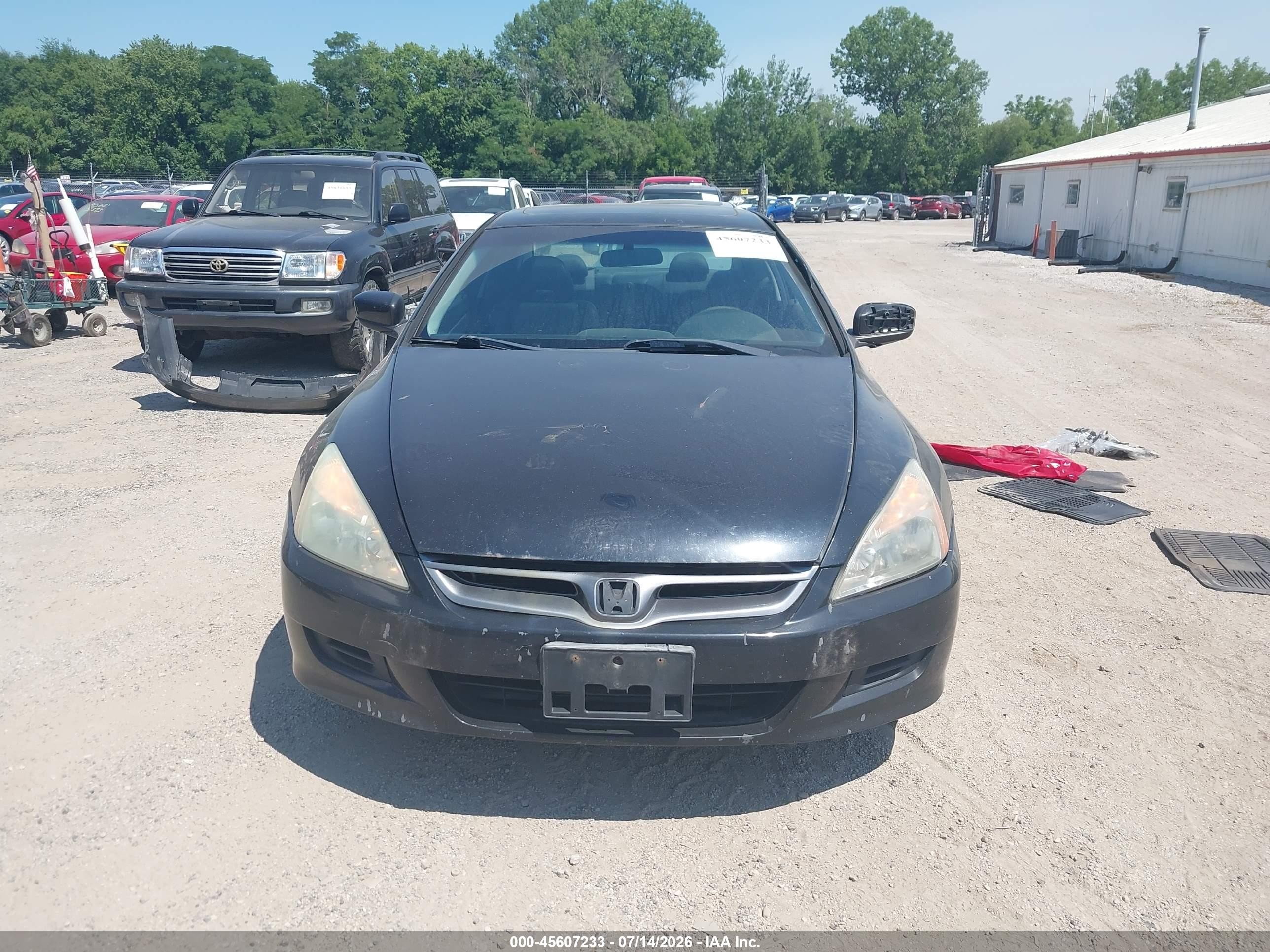 2006 Honda Accord 2.4 Ex Черный vin: 1HGCM72606A023746