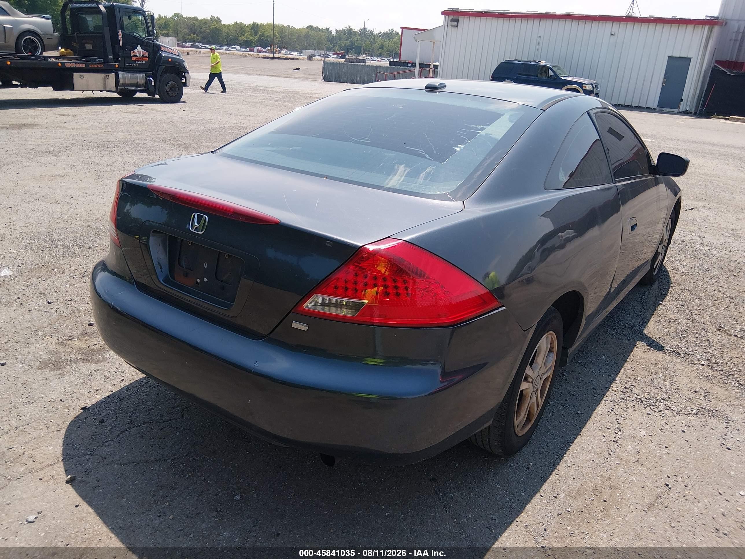 2007 Honda Accord 2.4 Ex Gray vin: 1HGCM72607A010688