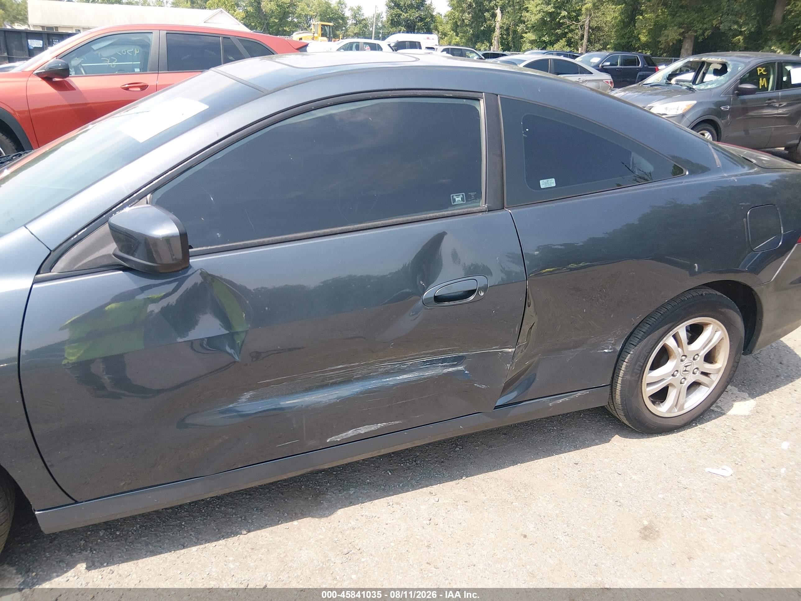 2007 Honda Accord 2.4 Ex Gray vin: 1HGCM72607A010688