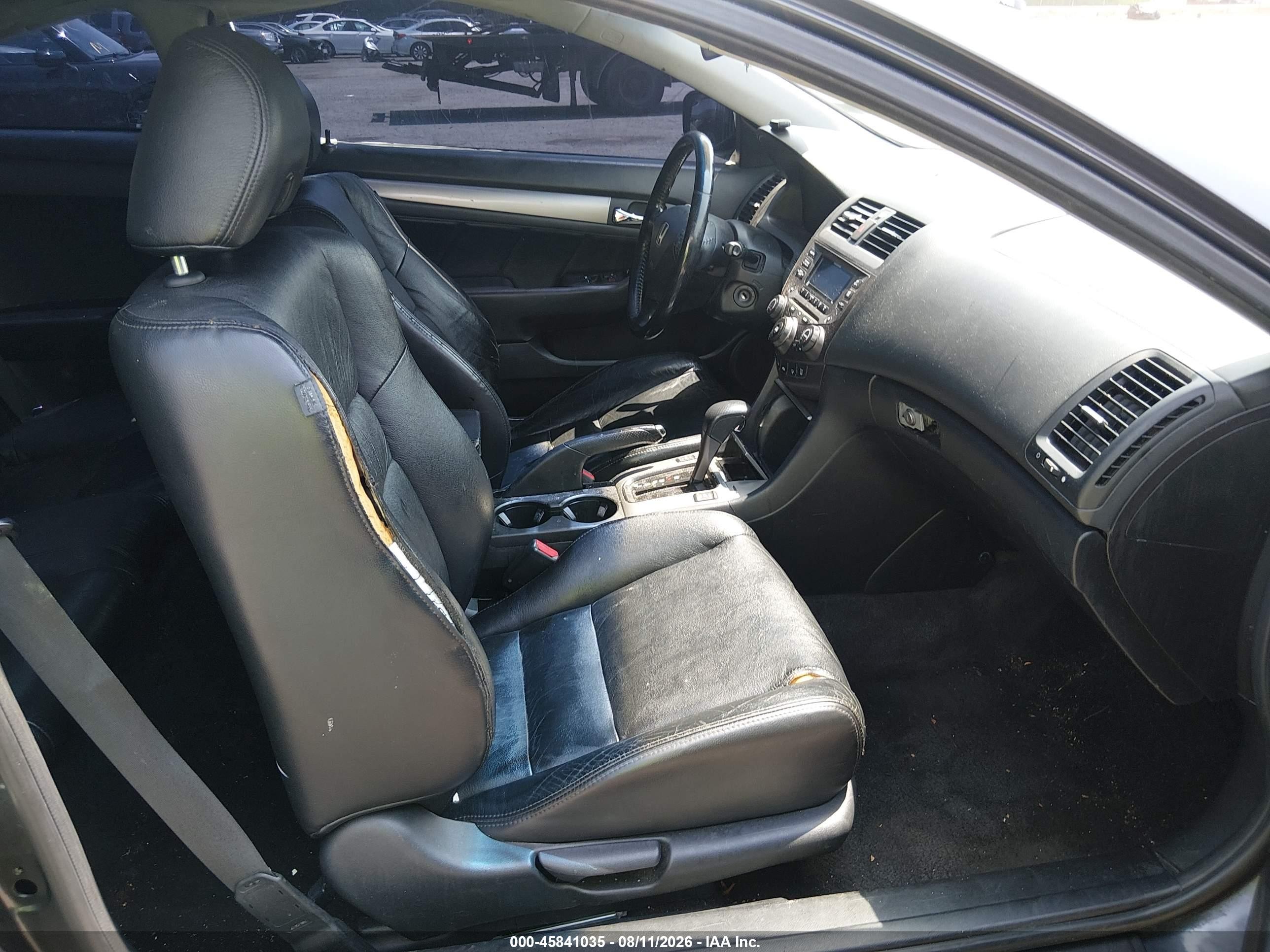 2007 Honda Accord 2.4 Ex Gray vin: 1HGCM72607A010688