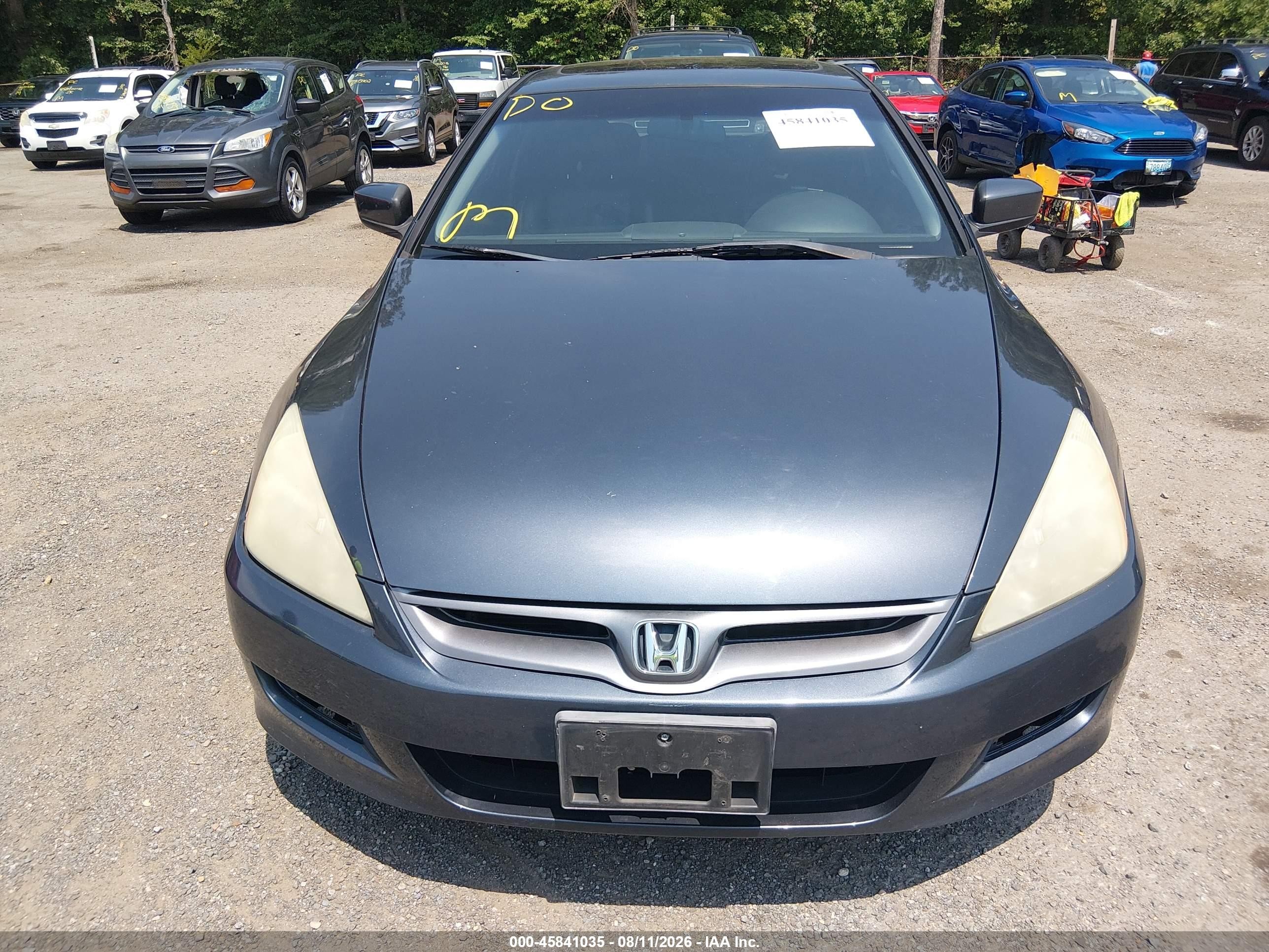 2007 Honda Accord 2.4 Ex Gray vin: 1HGCM72607A010688