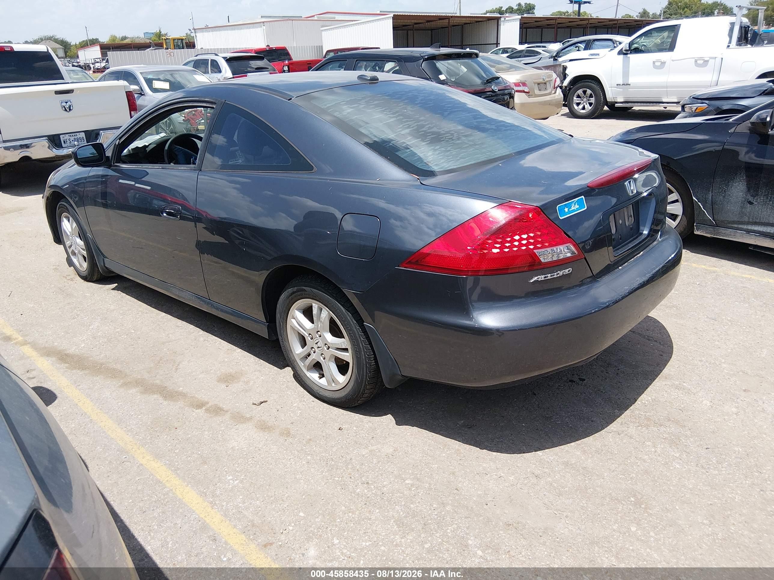 2007 Honda Accord 2.4 Ex Gray vin: 1HGCM72607A015437