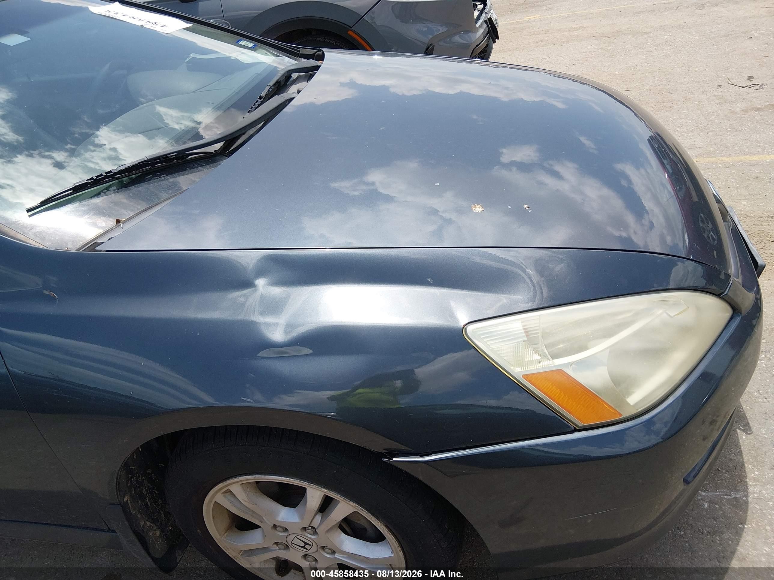 2007 Honda Accord 2.4 Ex Gray vin: 1HGCM72607A015437