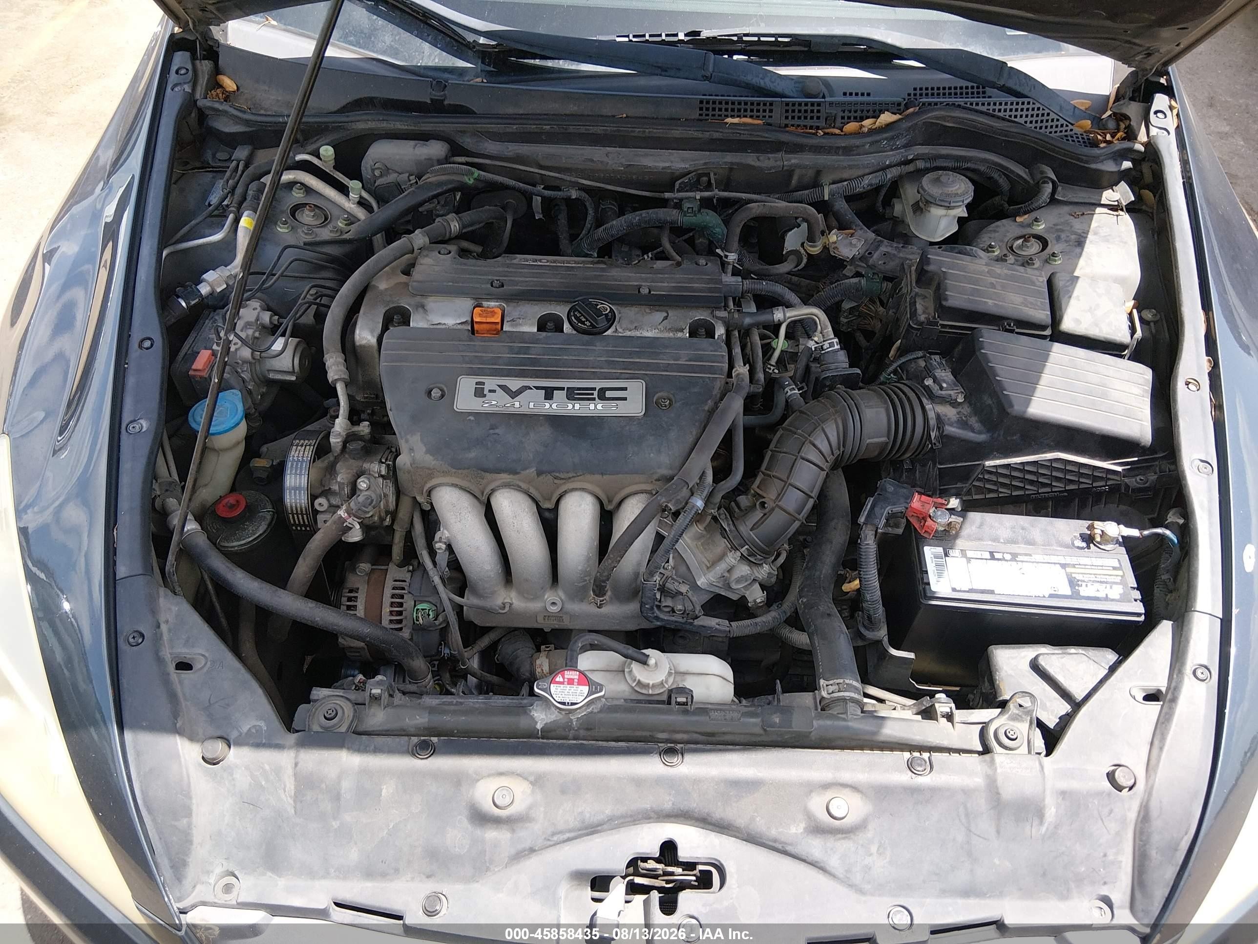 2007 Honda Accord 2.4 Ex Gray vin: 1HGCM72607A015437