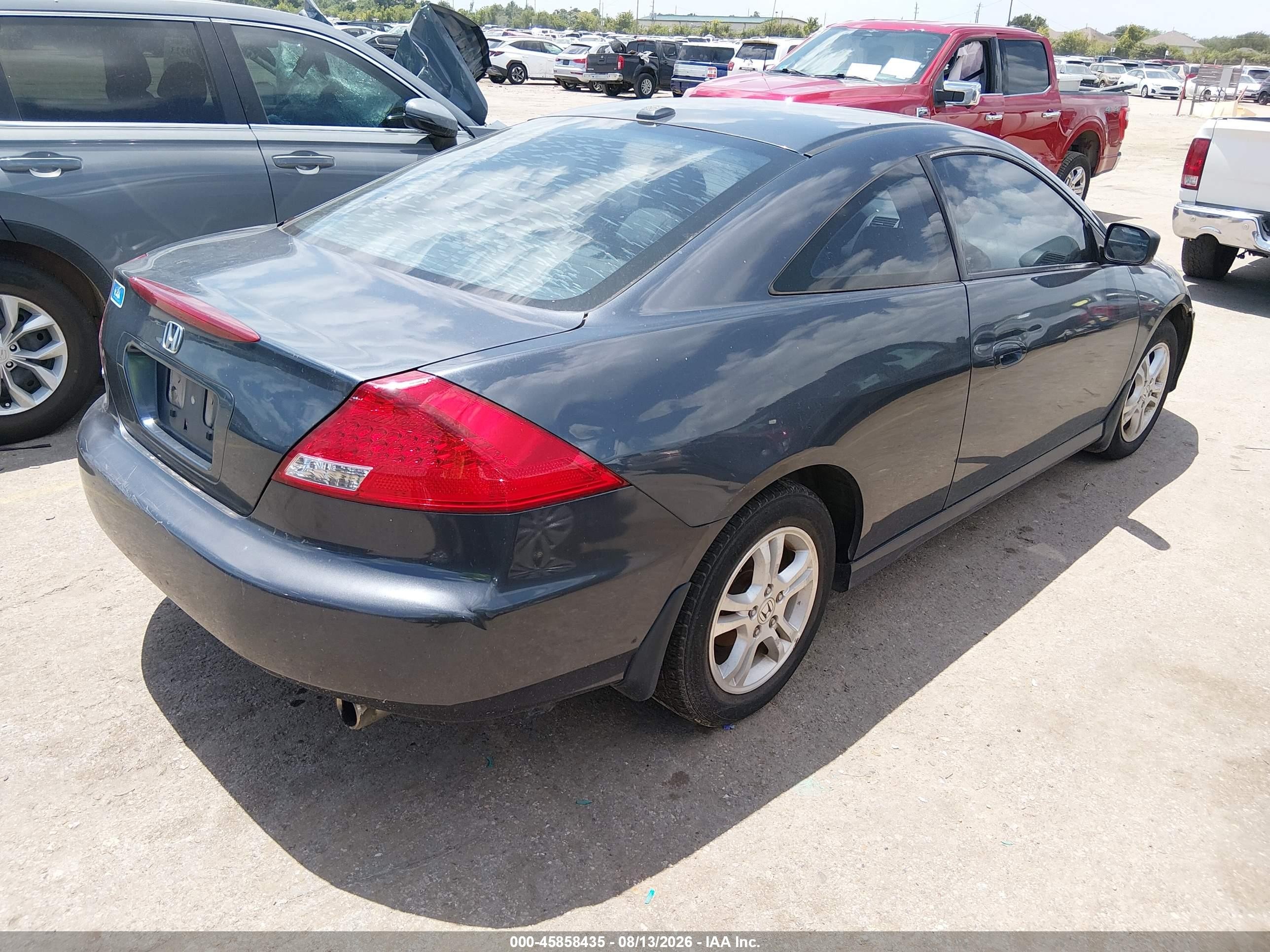 2007 Honda Accord 2.4 Ex Gray vin: 1HGCM72607A015437