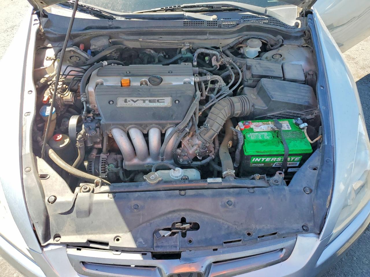 2003 Honda Accord Ex Silver vin: 1HGCM72613A013173