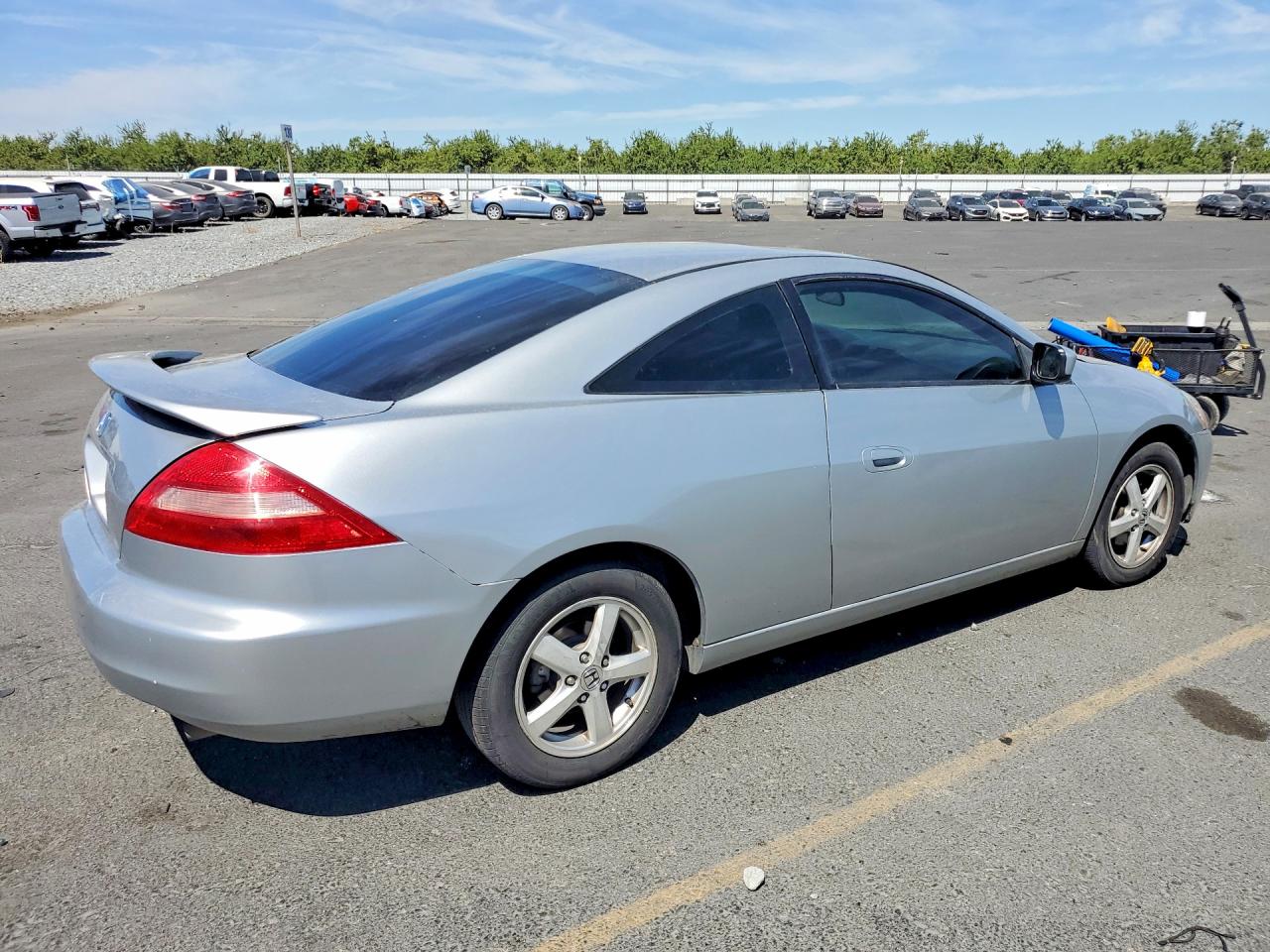 2003 Honda Accord Ex Silver vin: 1HGCM72613A013173
