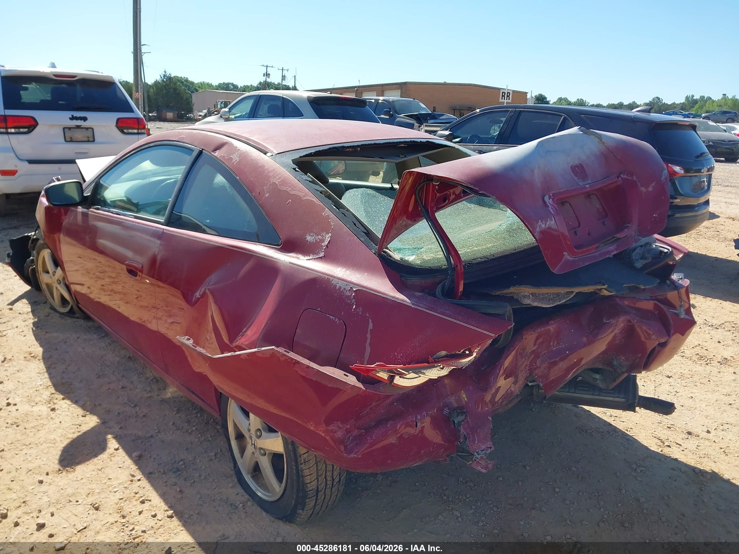 2003 Honda Accord 2.4 Ex Red vin: 1HGCM72623A030239