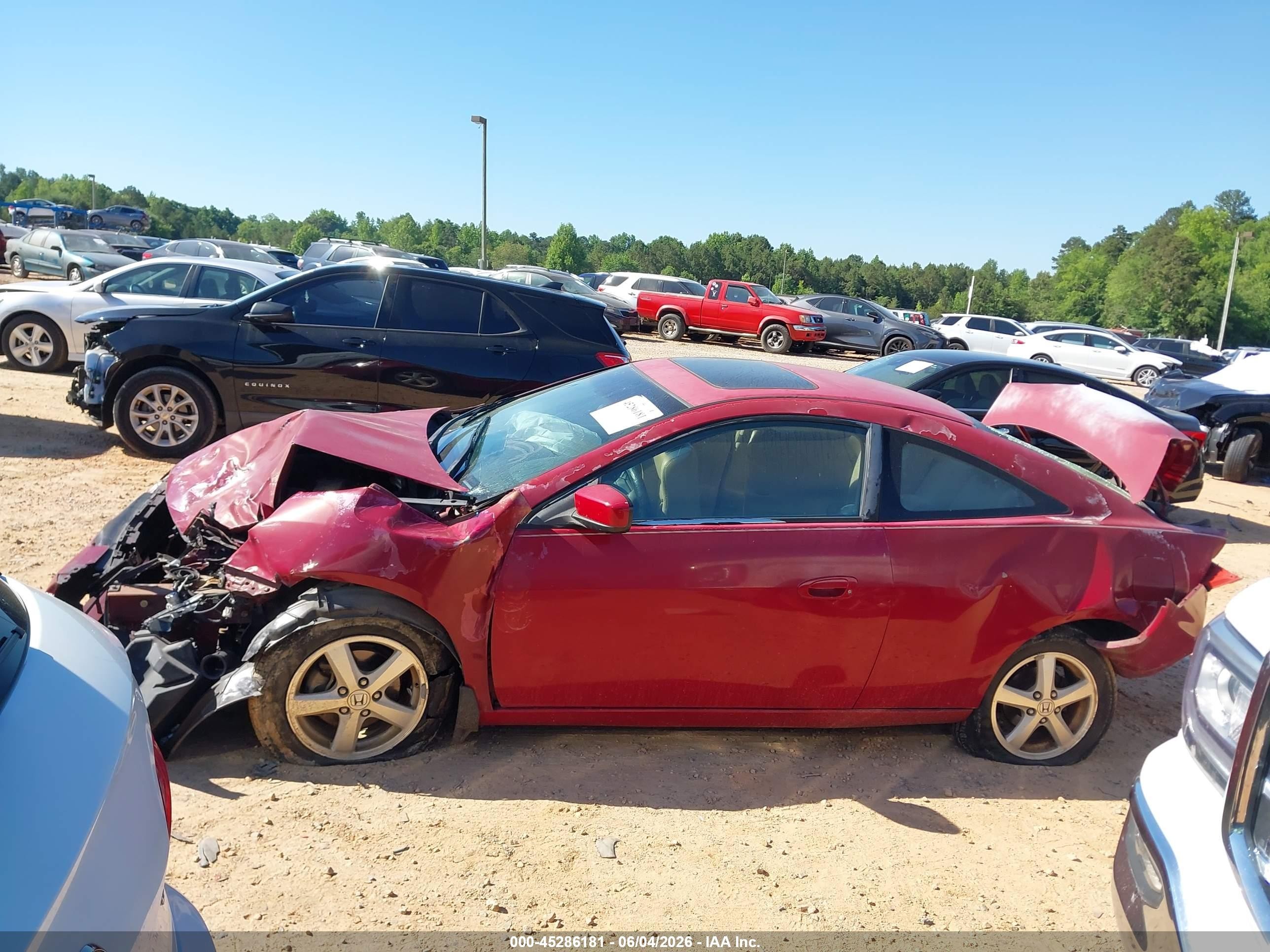 2003 Honda Accord 2.4 Ex Red vin: 1HGCM72623A030239