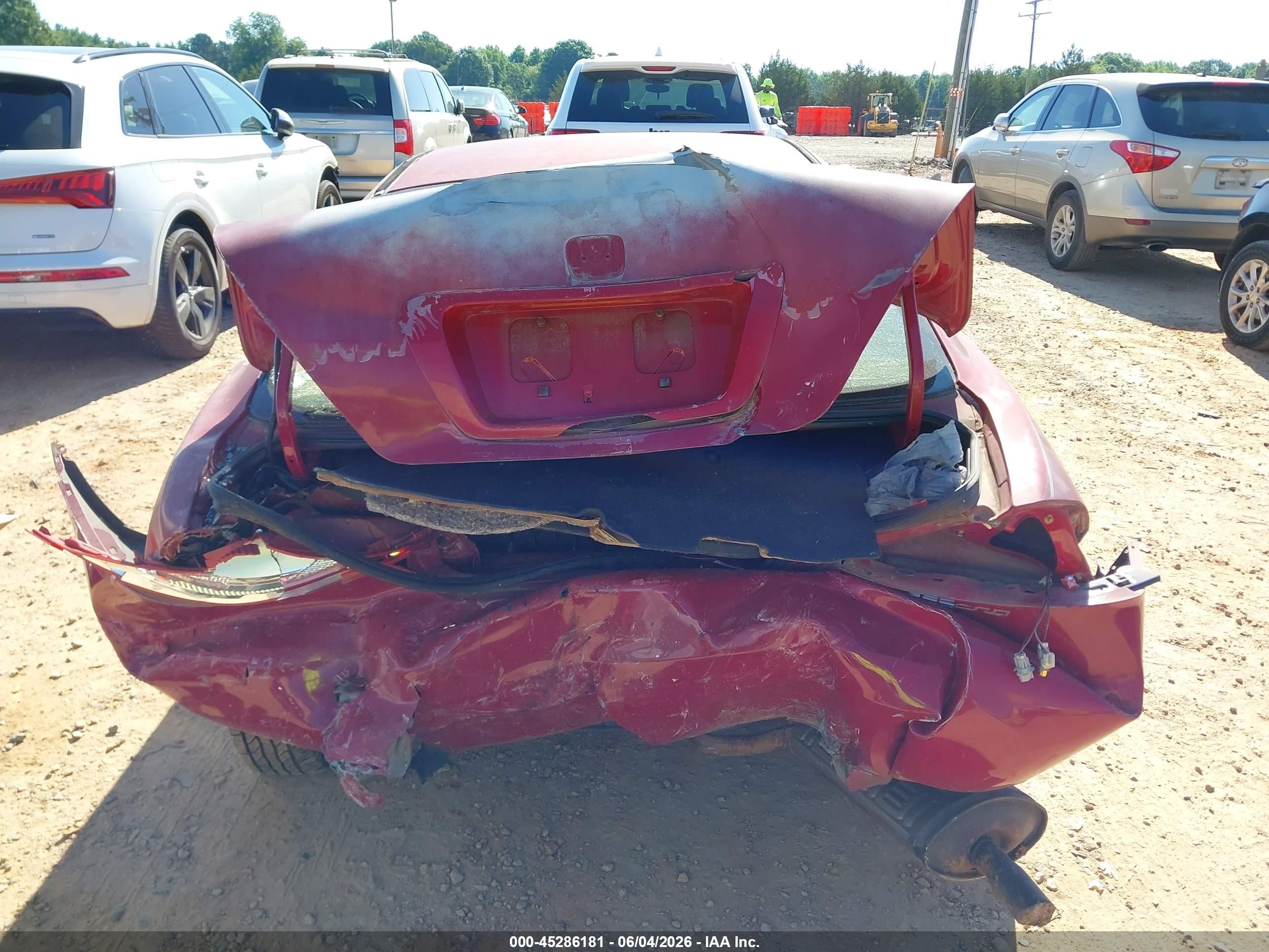 2003 Honda Accord 2.4 Ex Red vin: 1HGCM72623A030239