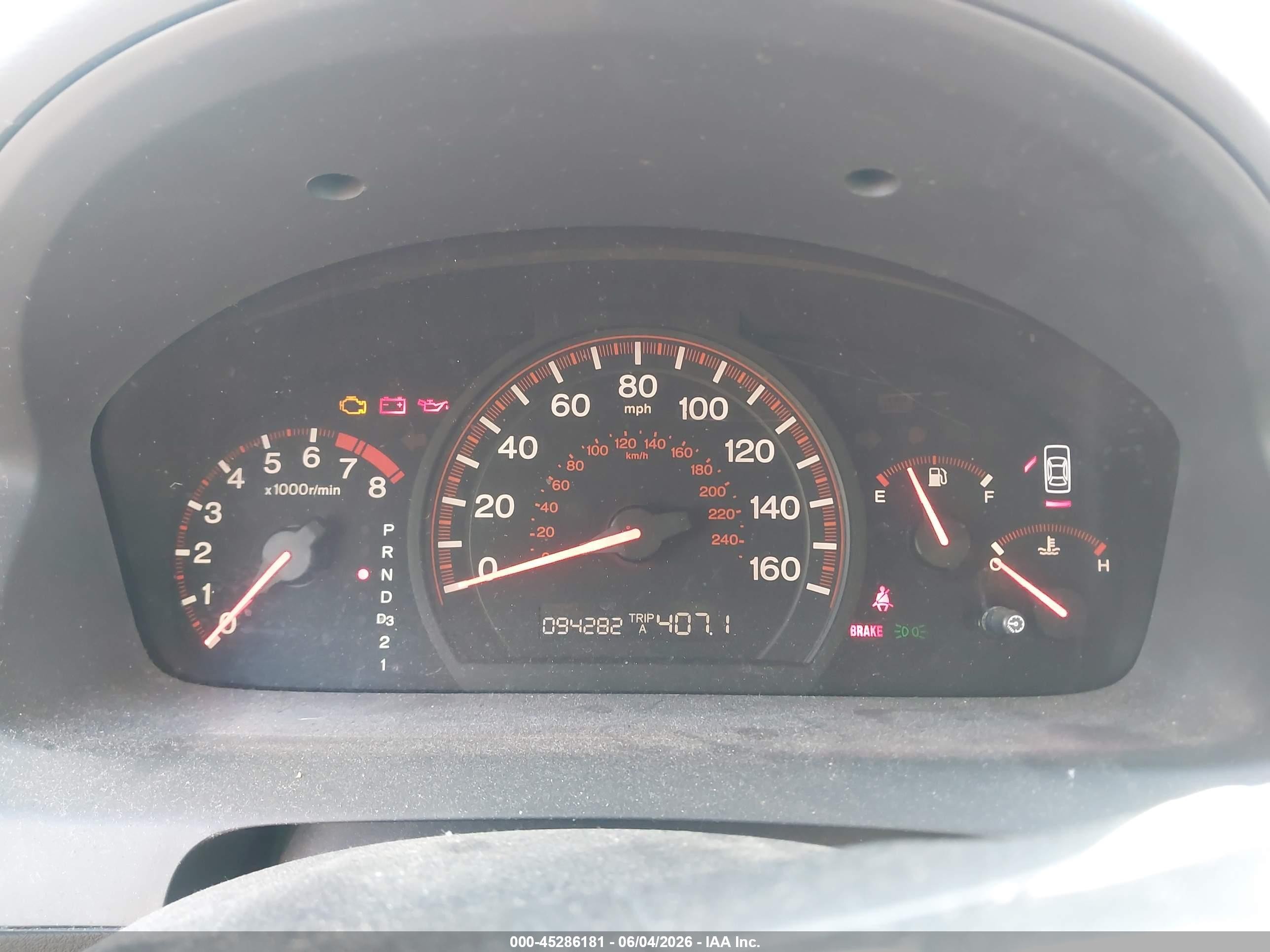 2003 Honda Accord 2.4 Ex Red vin: 1HGCM72623A030239