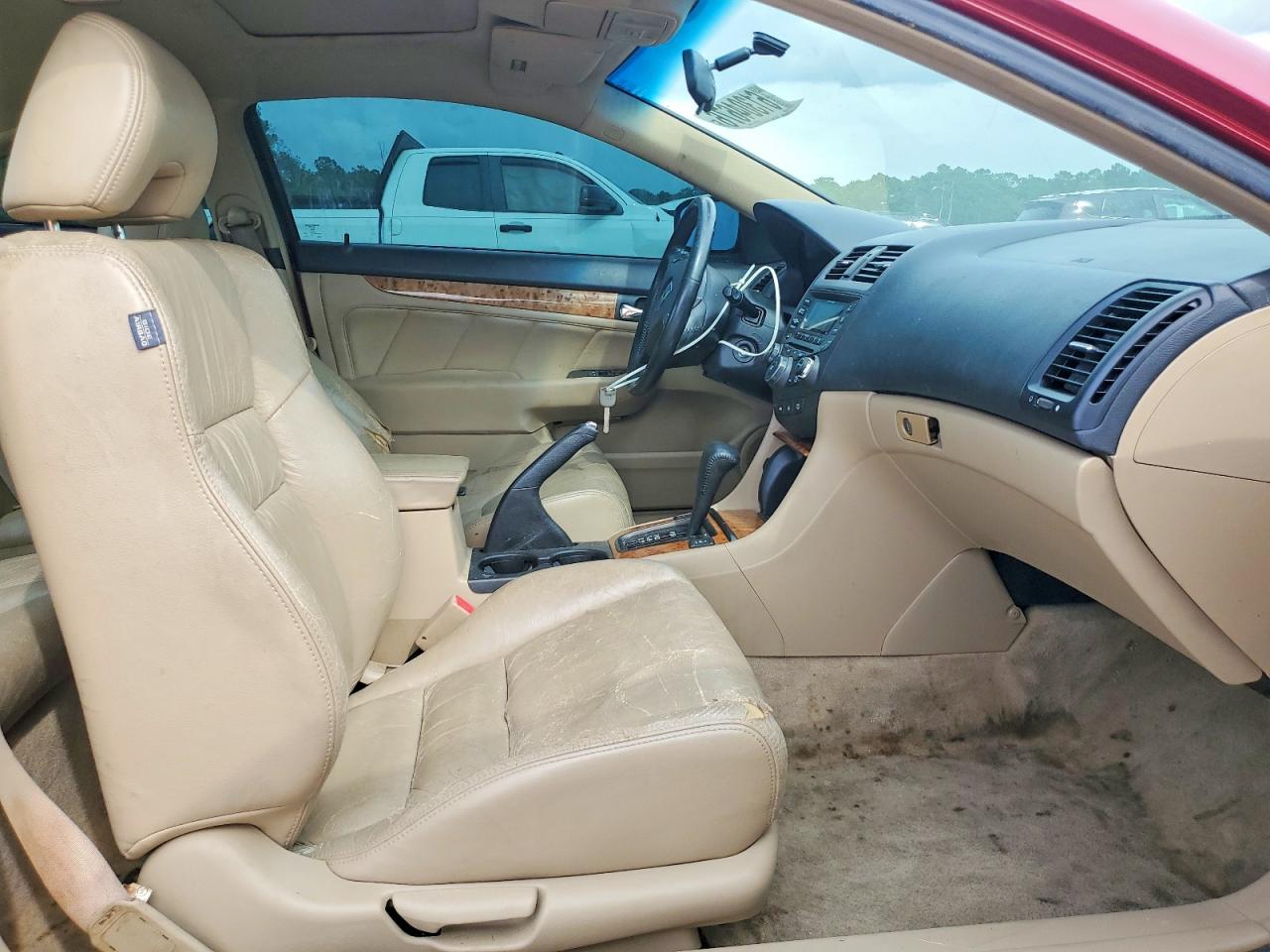 2004 Honda Accord Ex Red vin: 1HGCM72624A002040