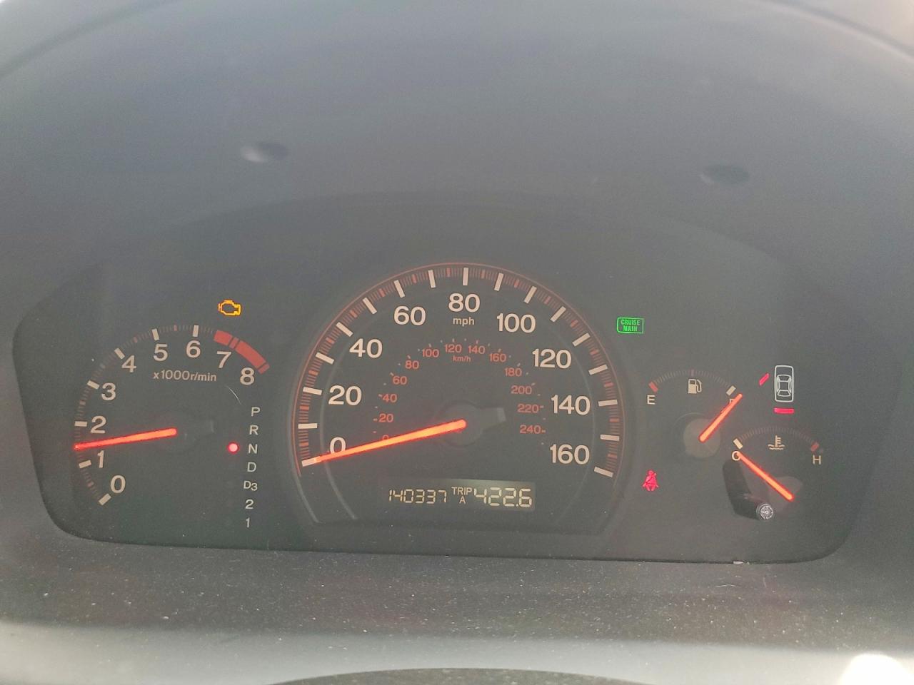 2004 Honda Accord Ex Red vin: 1HGCM72624A002040