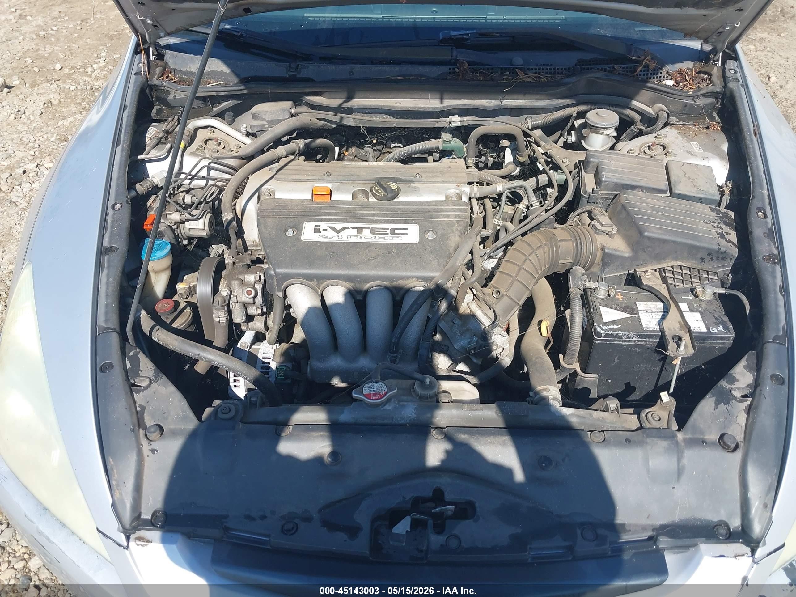 2005 Honda Accord 2.4 Ex Silver vin: 1HGCM72625A016652