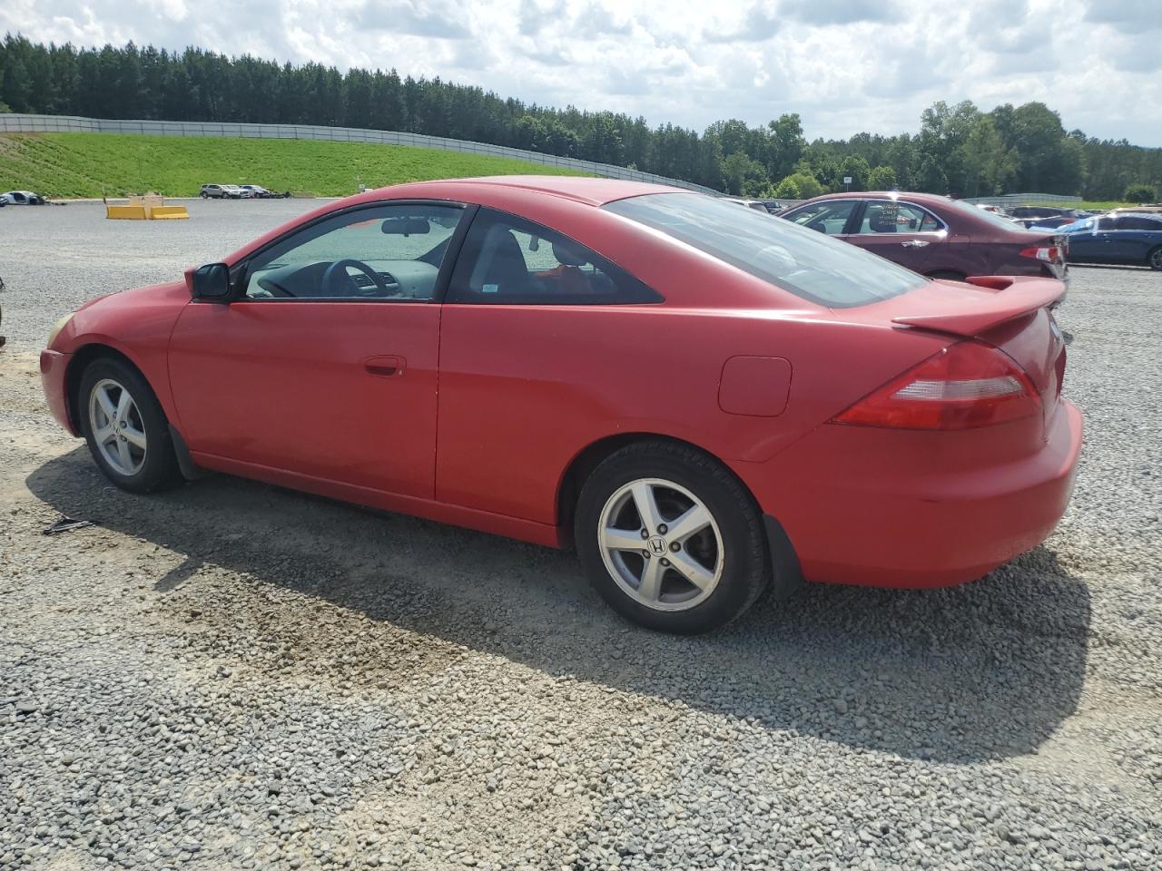 2003 Honda Accord Ex Red vin: 1HGCM72633A014695