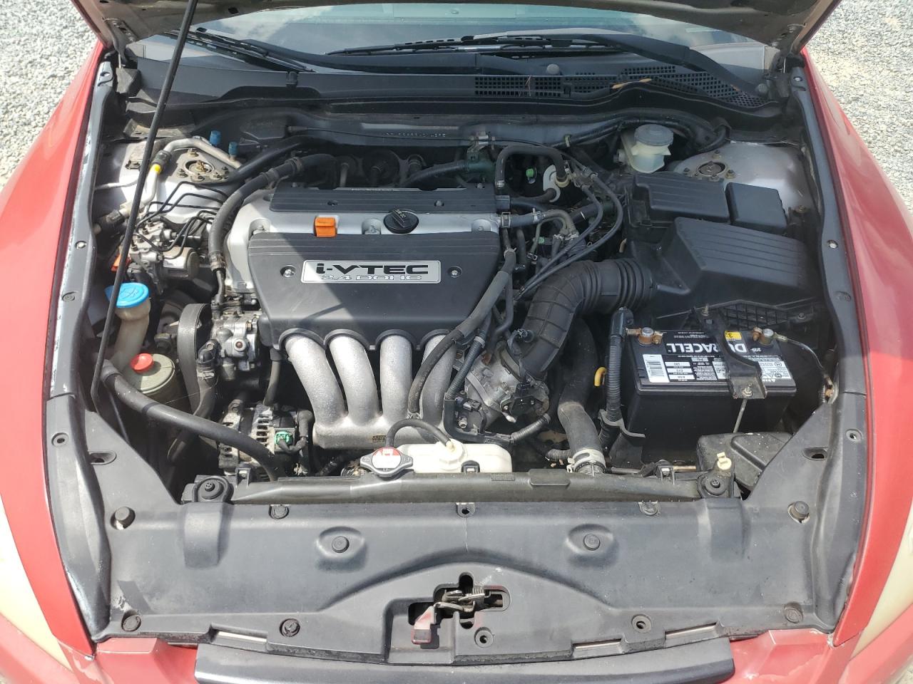 2003 Honda Accord Ex Red vin: 1HGCM72633A014695