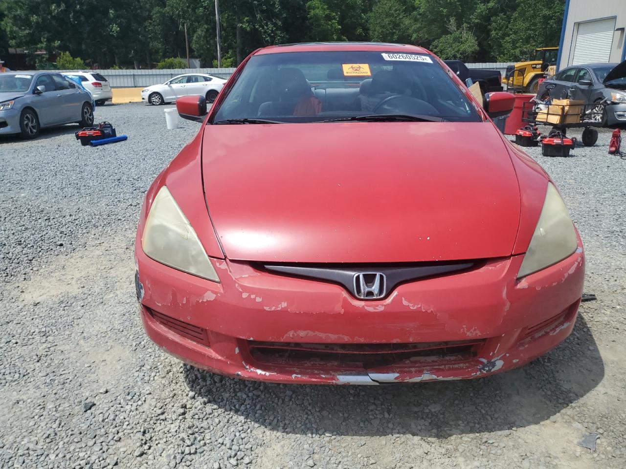 2003 Honda Accord Ex Red vin: 1HGCM72633A014695
