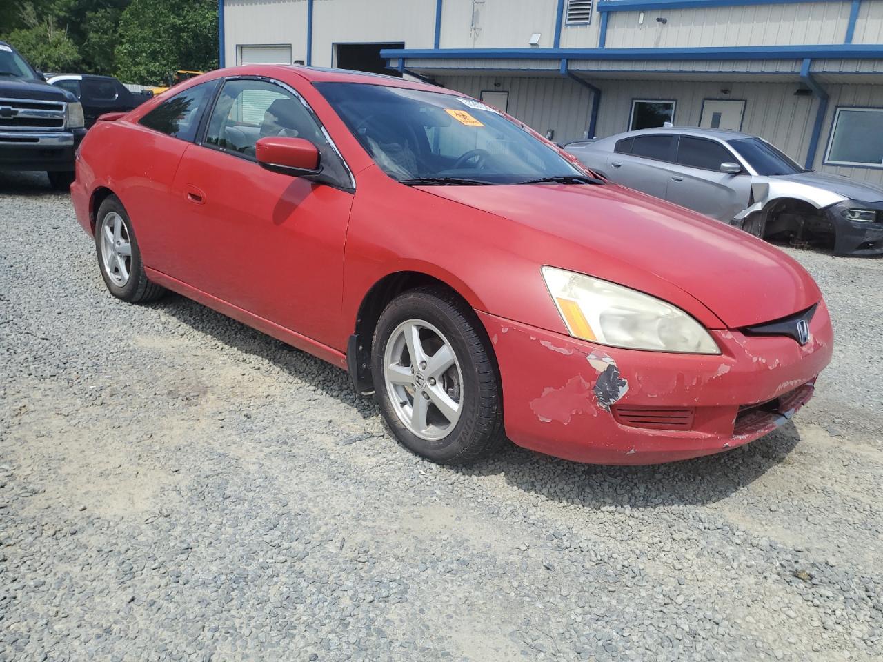 2003 Honda Accord Ex Red vin: 1HGCM72633A014695