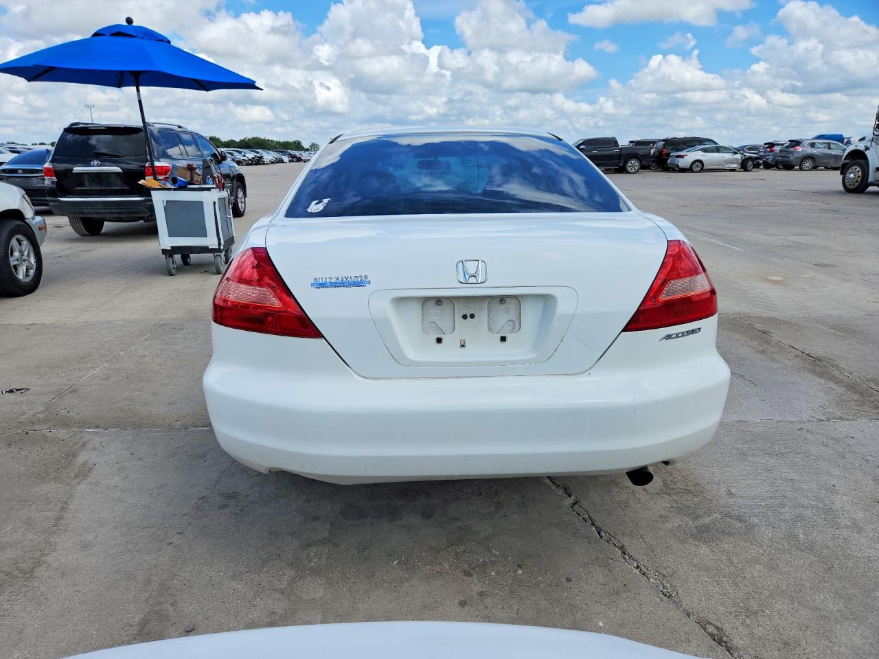 2003 Honda Accord Ex White vin: 1HGCM72633A028578