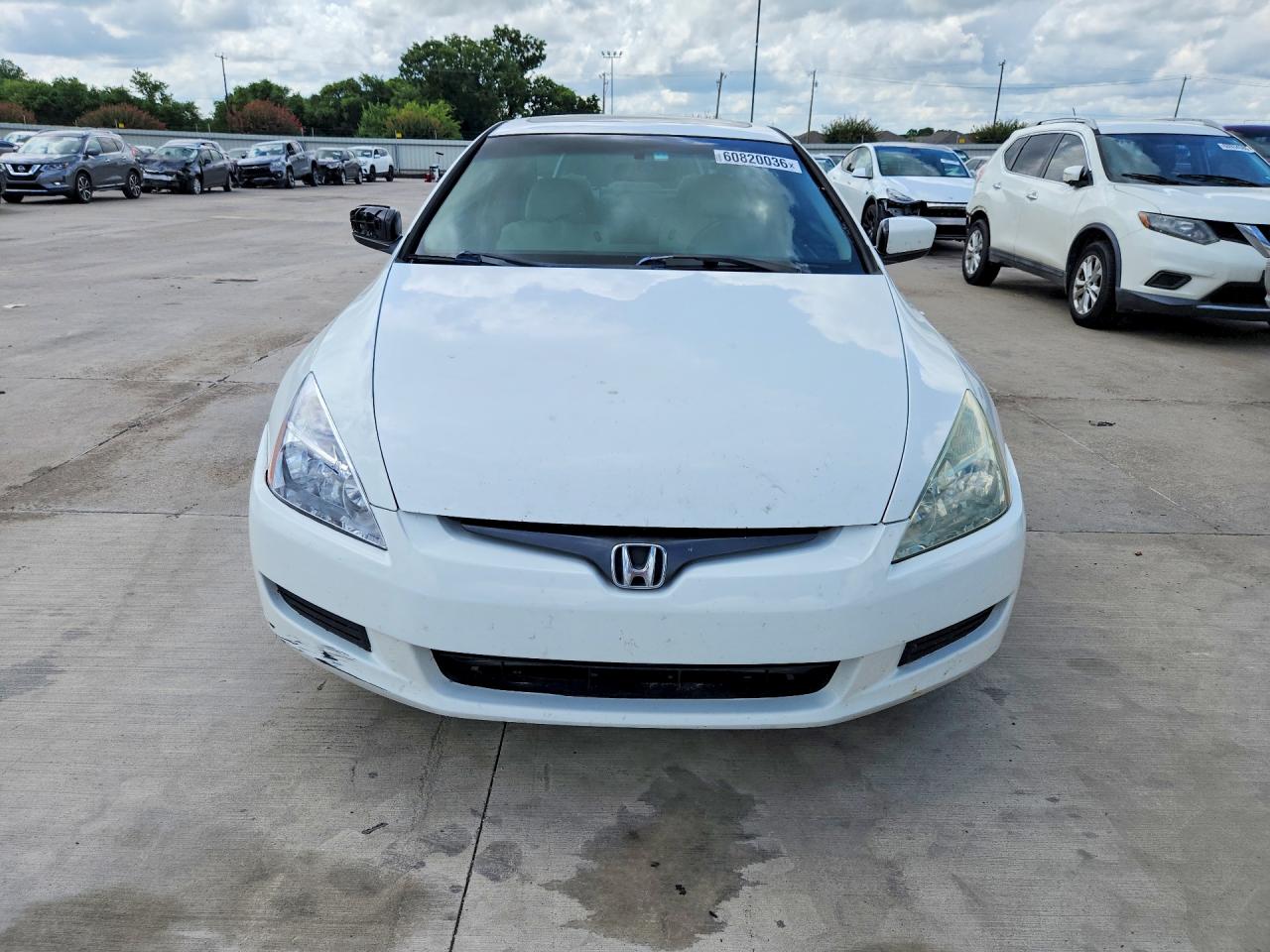 2003 Honda Accord Ex White vin: 1HGCM72633A028578