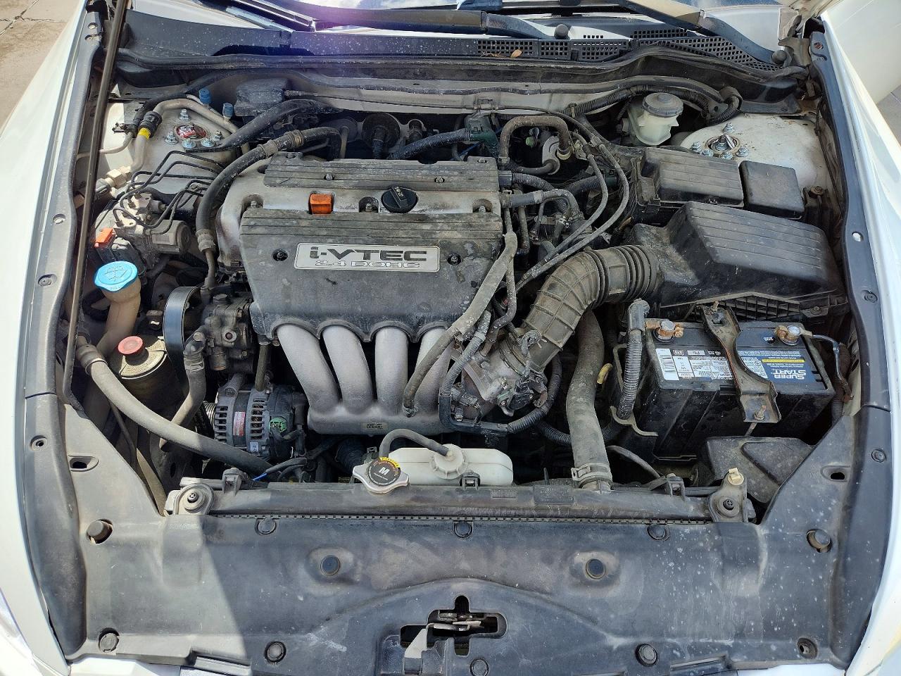 2003 Honda Accord Ex White vin: 1HGCM72633A028578