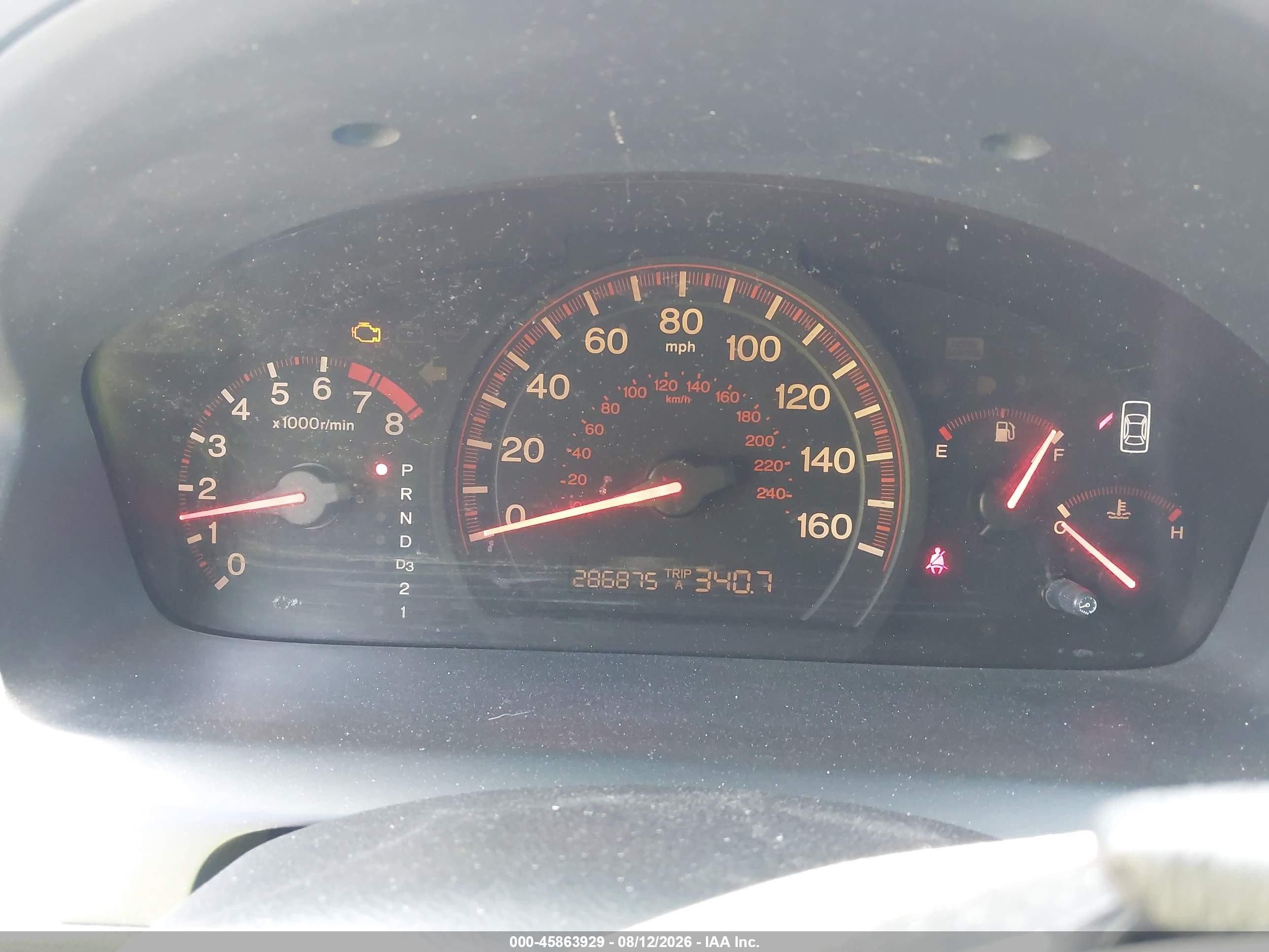 2004 Honda Accord 2.4 Ex Gray vin: 1HGCM72634A000409