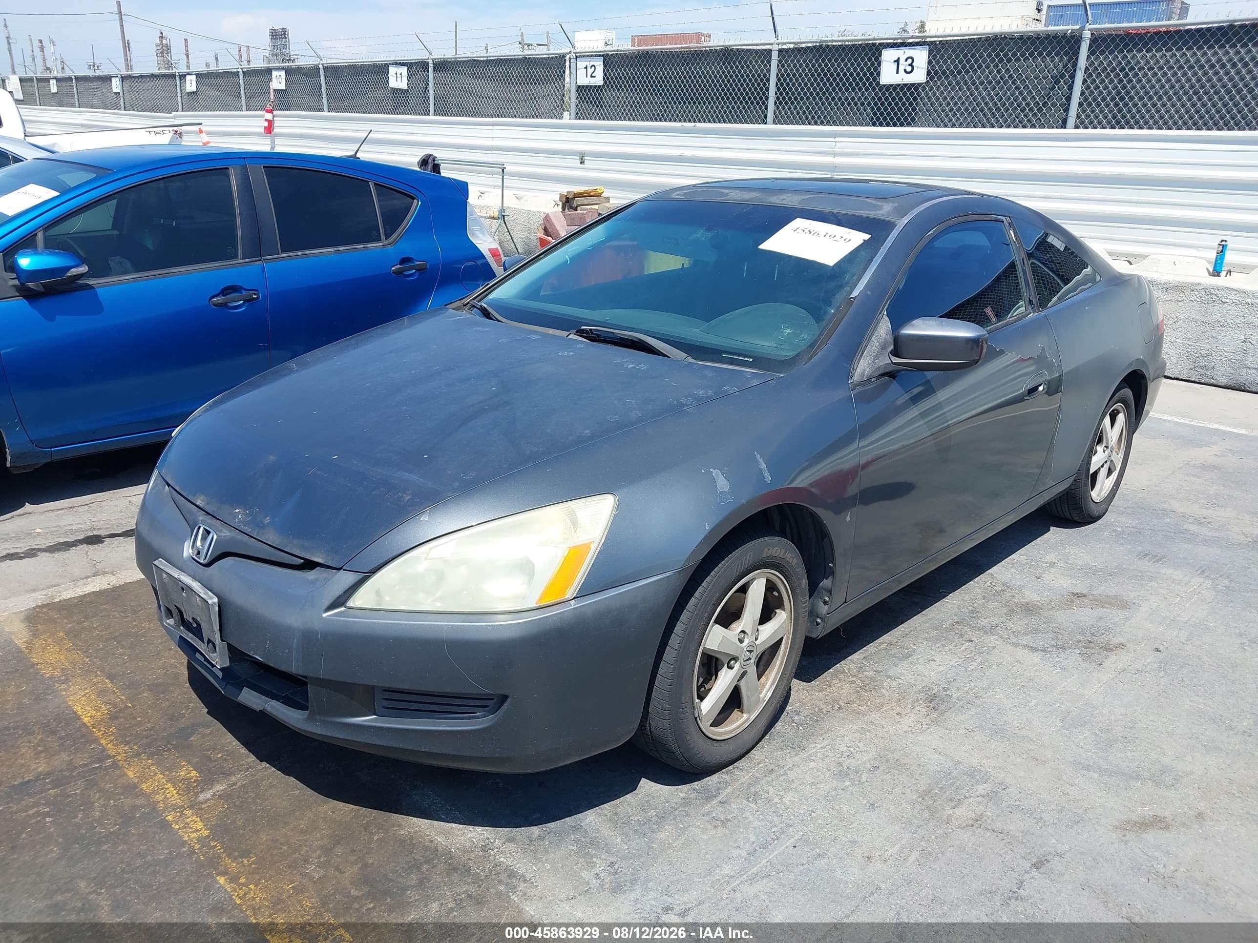 2004 Honda Accord 2.4 Ex Gray vin: 1HGCM72634A000409