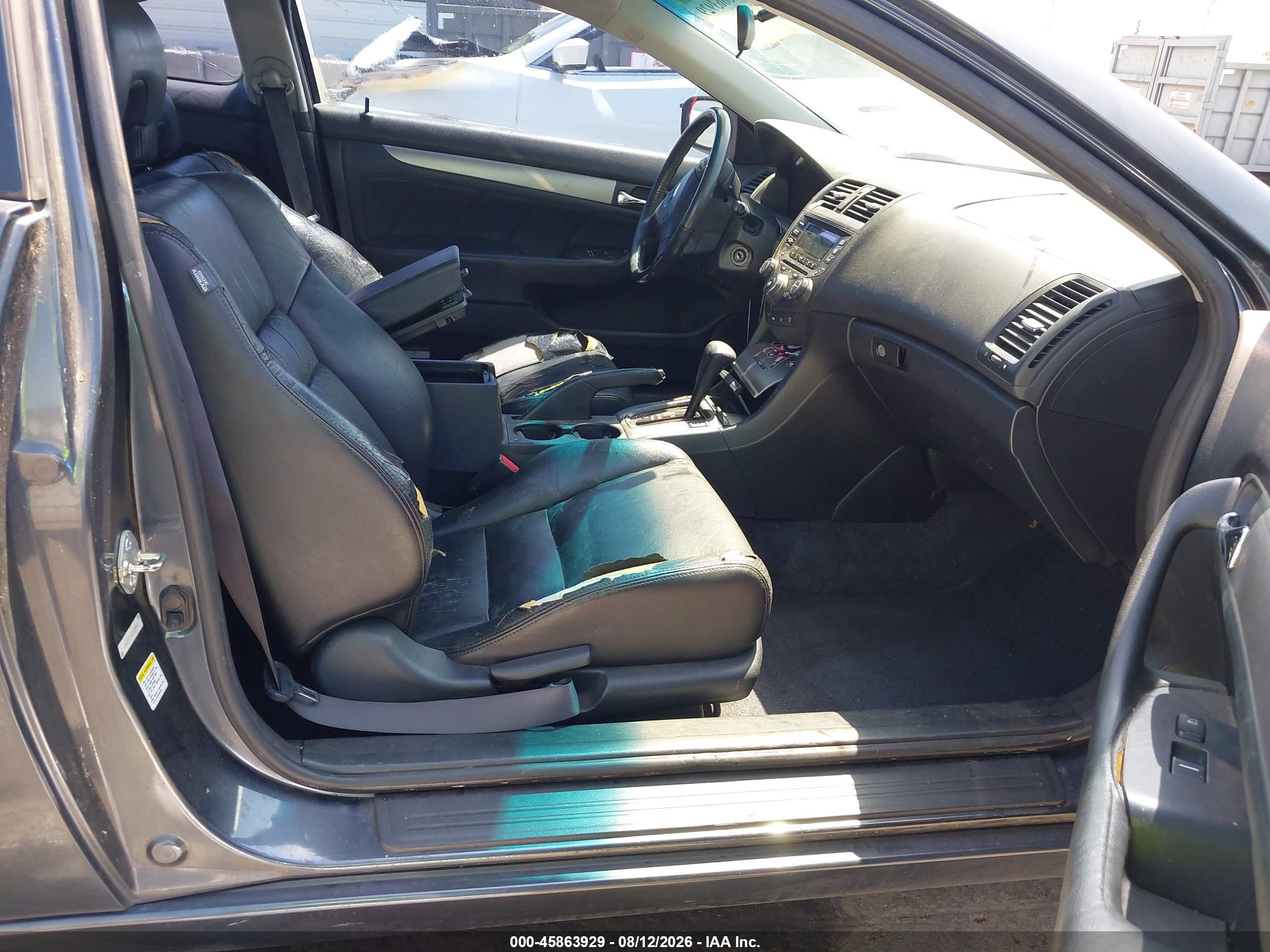2004 Honda Accord 2.4 Ex Gray vin: 1HGCM72634A000409