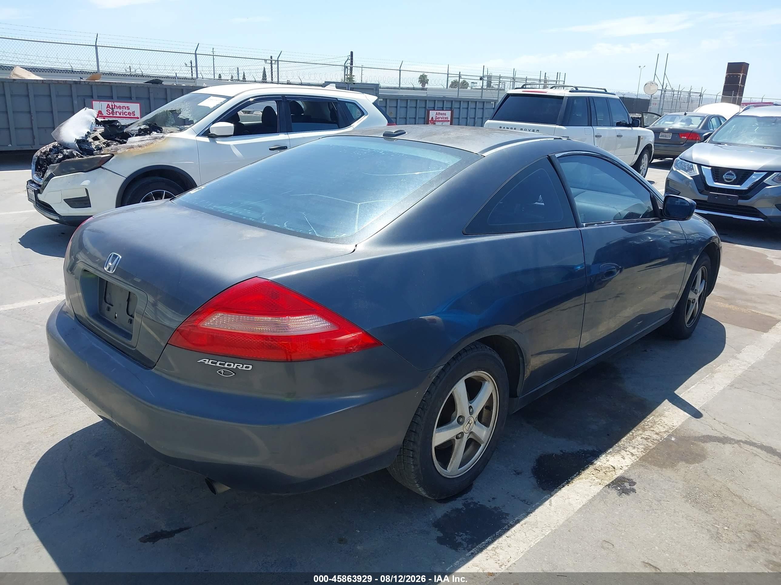 2004 Honda Accord 2.4 Ex Gray vin: 1HGCM72634A000409