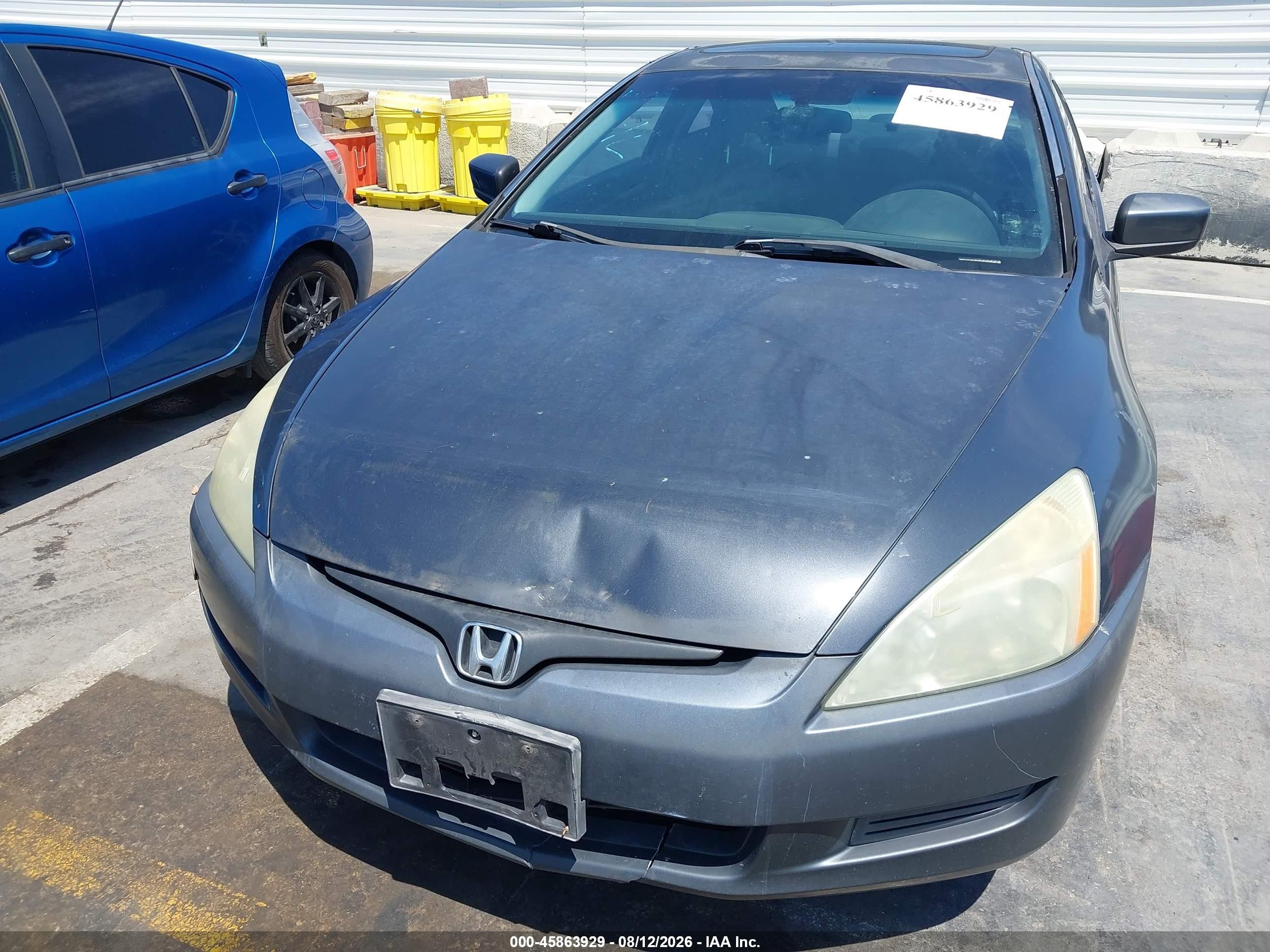 2004 Honda Accord 2.4 Ex Gray vin: 1HGCM72634A000409