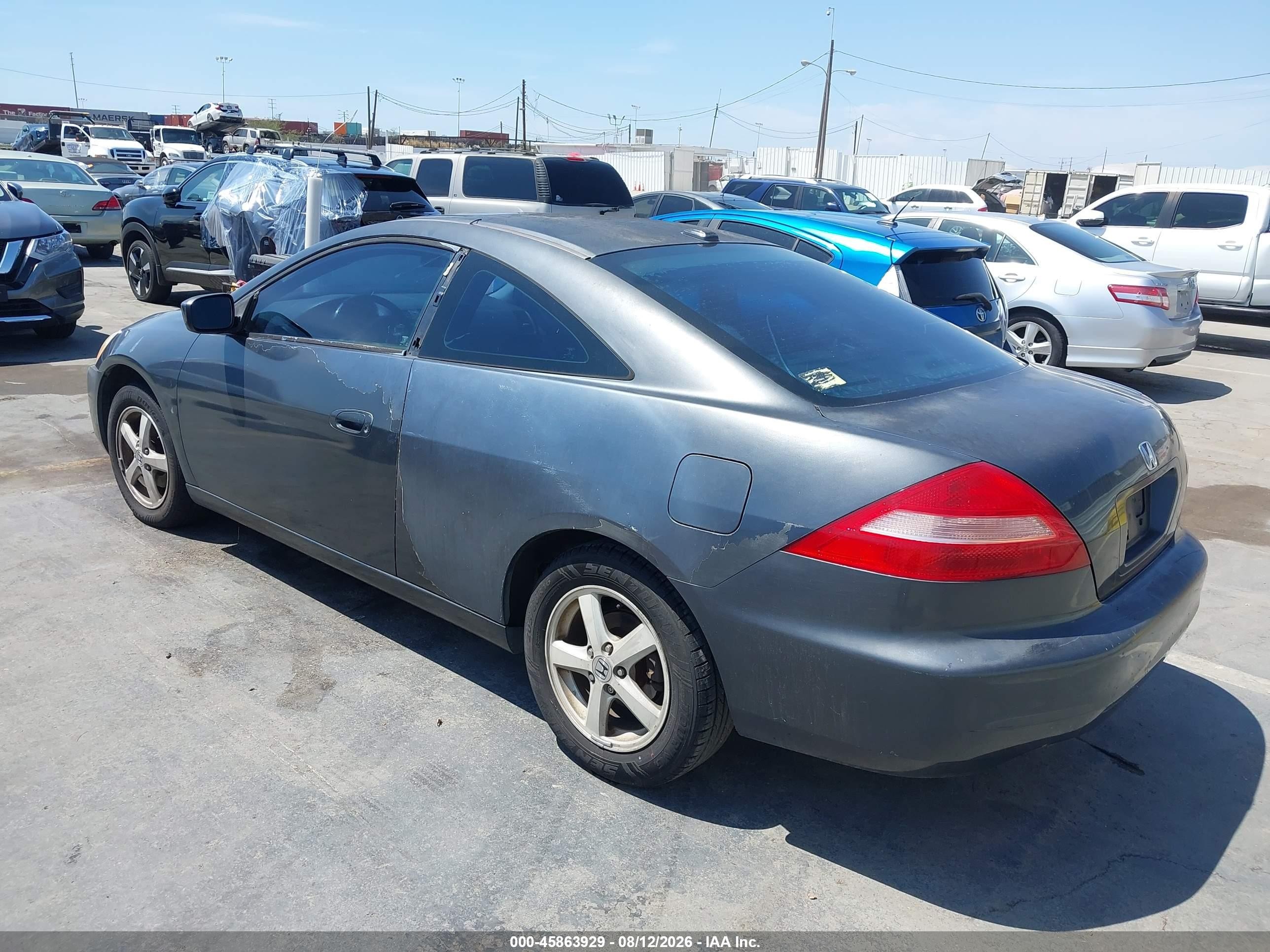 2004 Honda Accord 2.4 Ex Gray vin: 1HGCM72634A000409