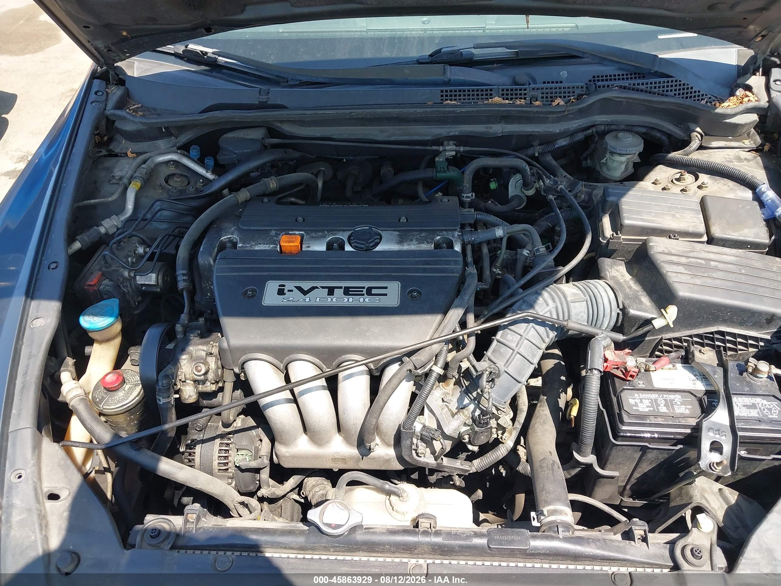 2004 Honda Accord 2.4 Ex Gray vin: 1HGCM72634A000409