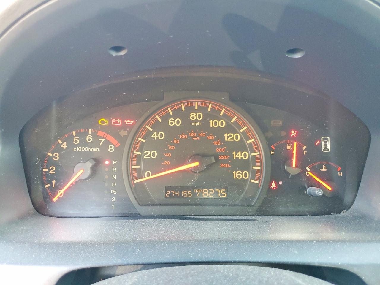 2004 Honda Accord Ex Серый vin: 1HGCM72634A005027