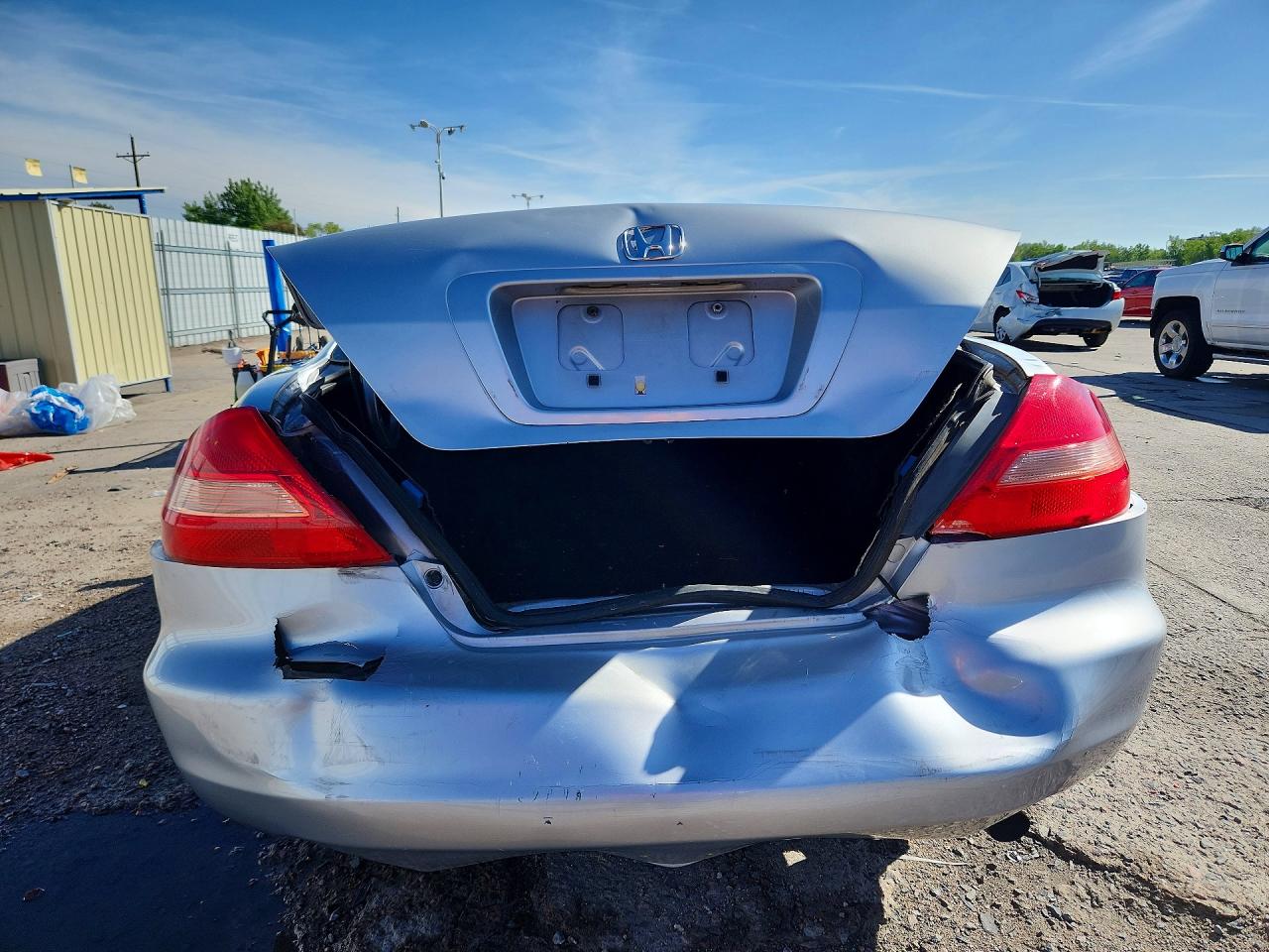 2004 Honda Accord Ex Silver vin: 1HGCM72634A016707