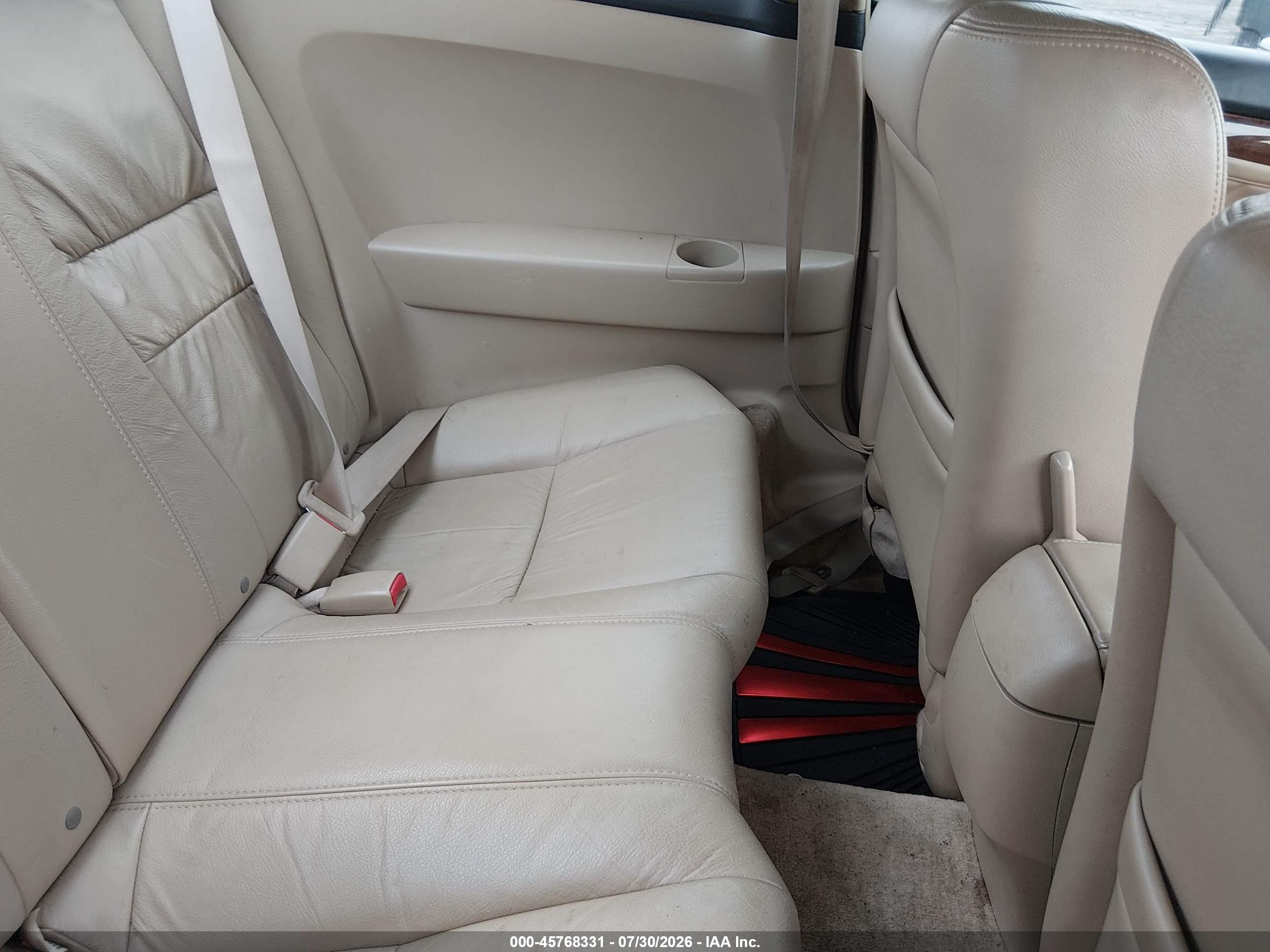 2007 Honda Accord 2.4 Ex White vin: 1HGCM72637A005694