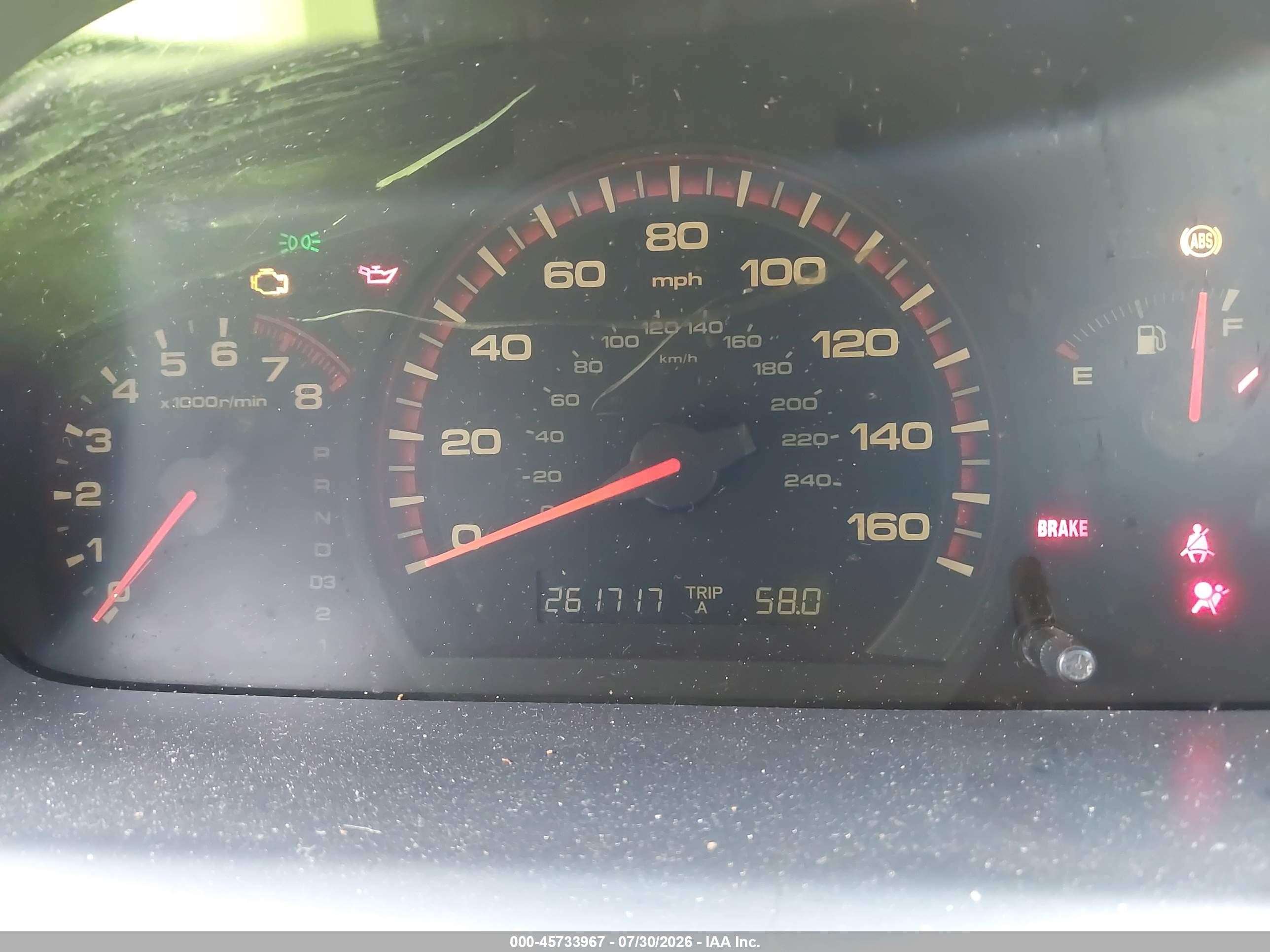 2007 Honda Accord 2.4 Ex Серый vin: 1HGCM72637A009535
