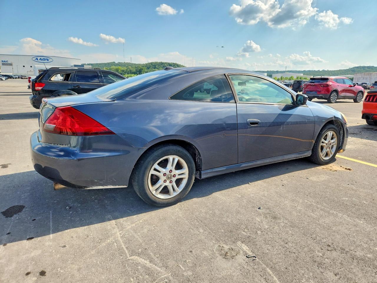 2007 Honda Accord Gray vin: 1HGCM72637A021605